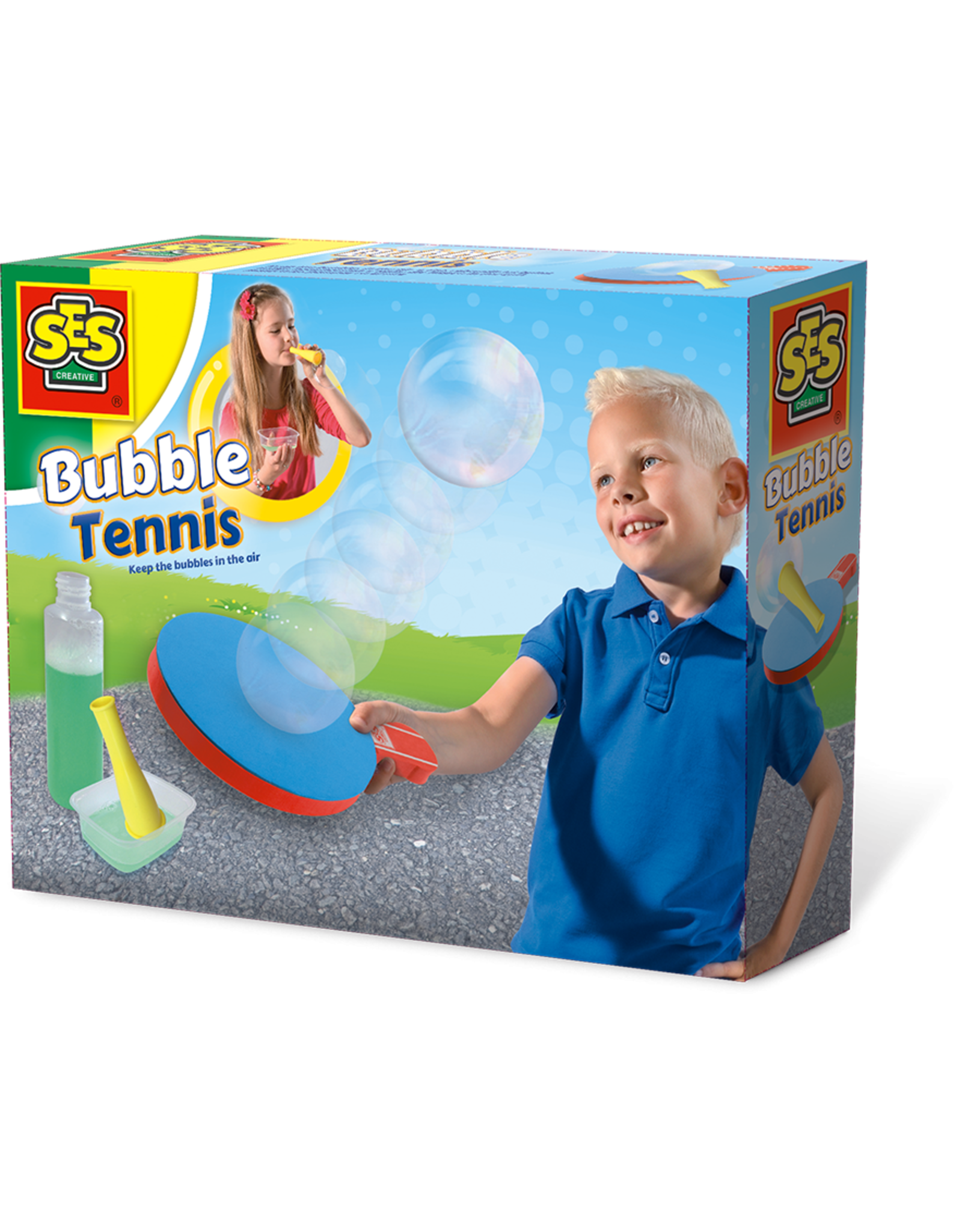 SES Creative Bubble Tennis - Keep the bubbles in the air