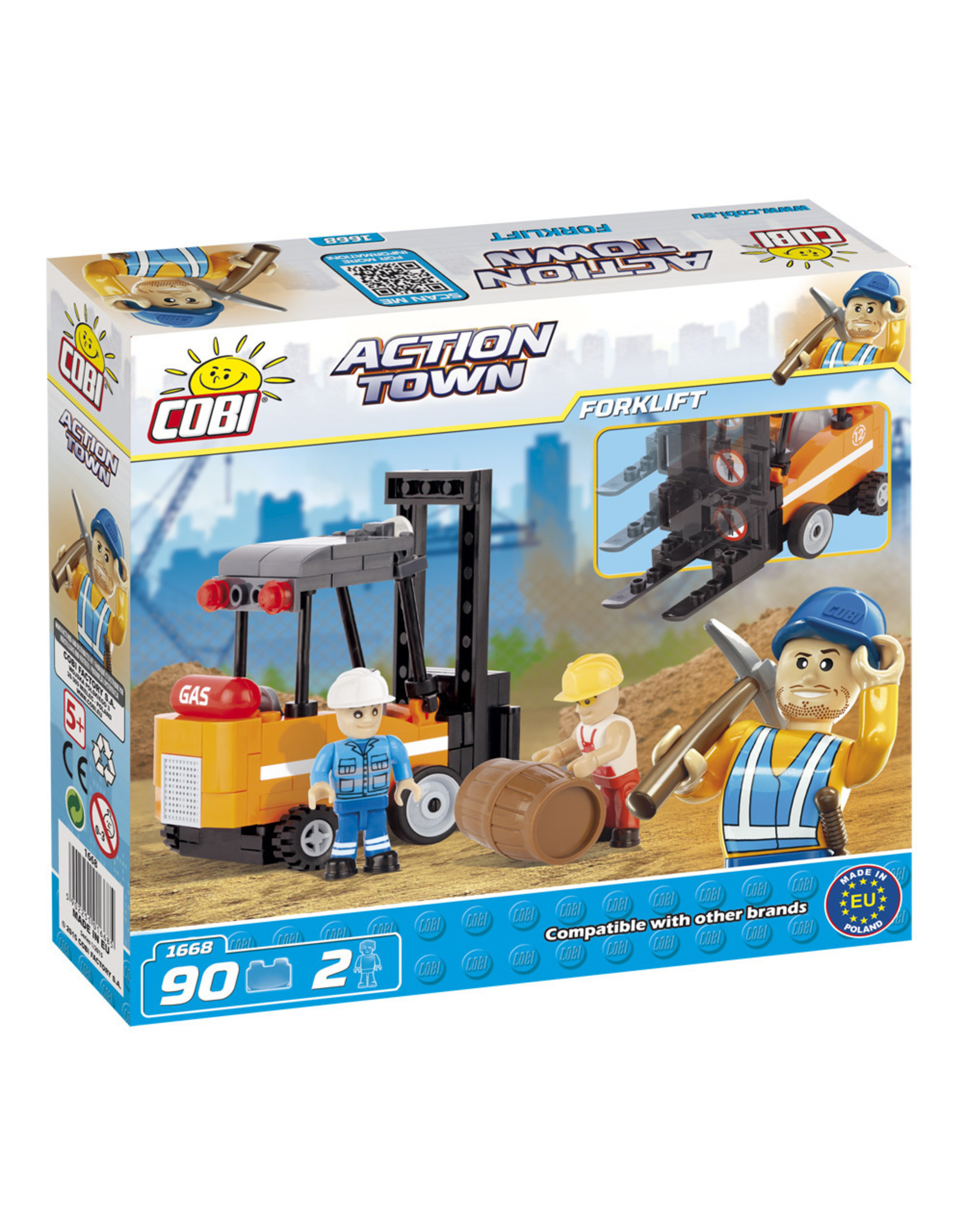 COBI COBI - Action Town 1668 - Heftruck