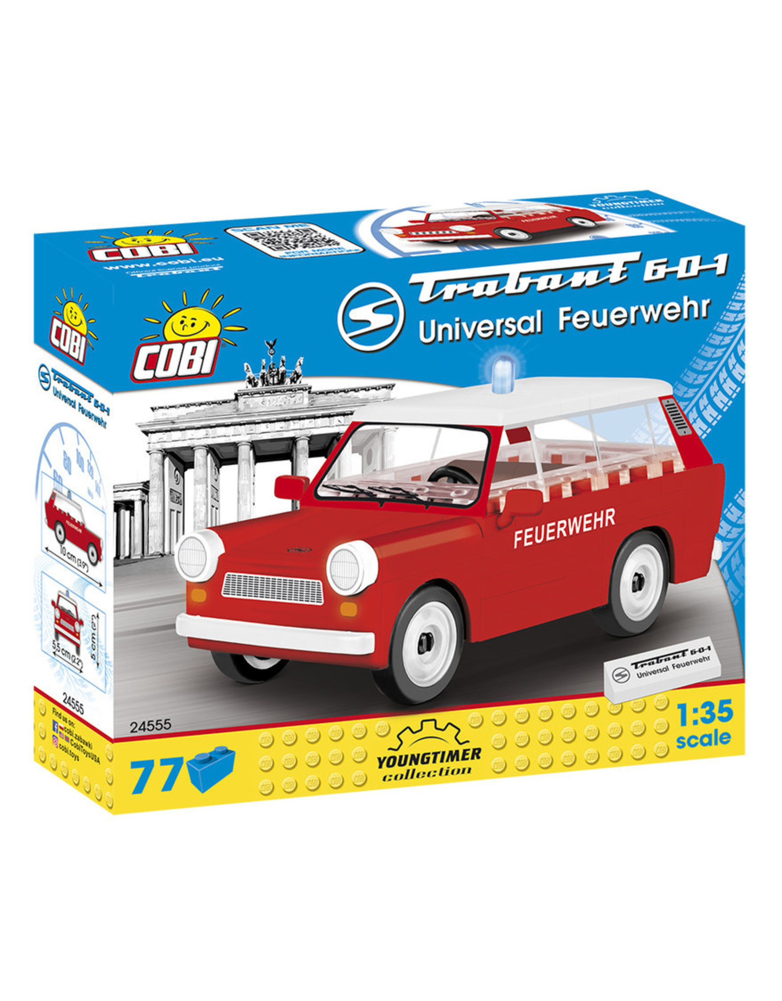 COBI COBI 24555 - Trabant 601 Brandweer