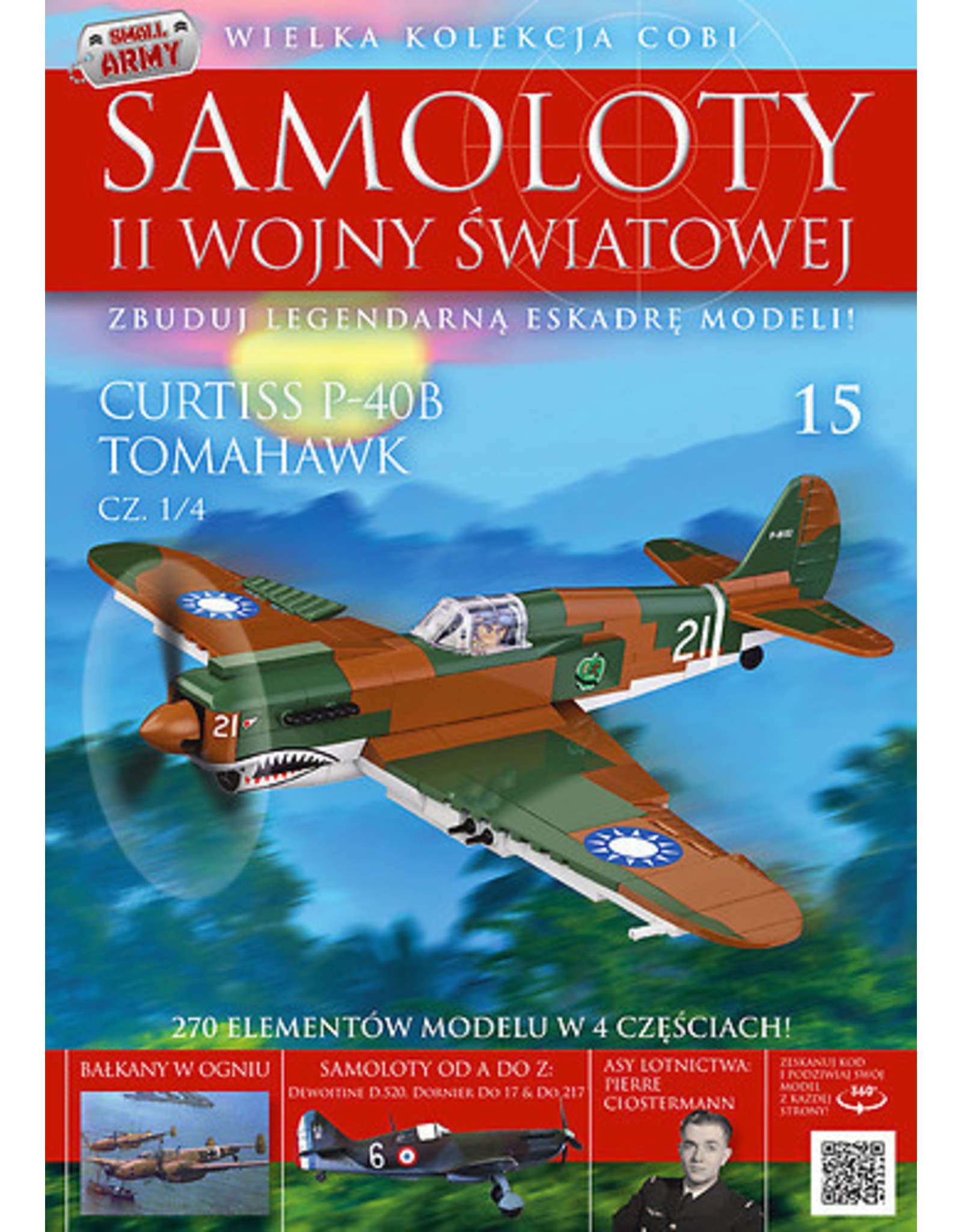 COBI COBI  WW2 Magazine - nr 15-18 Curtiss Tomahawk