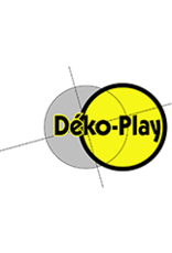 Déko-Play Déko-Play trapeze with solid plastic gymnastic rings yellow