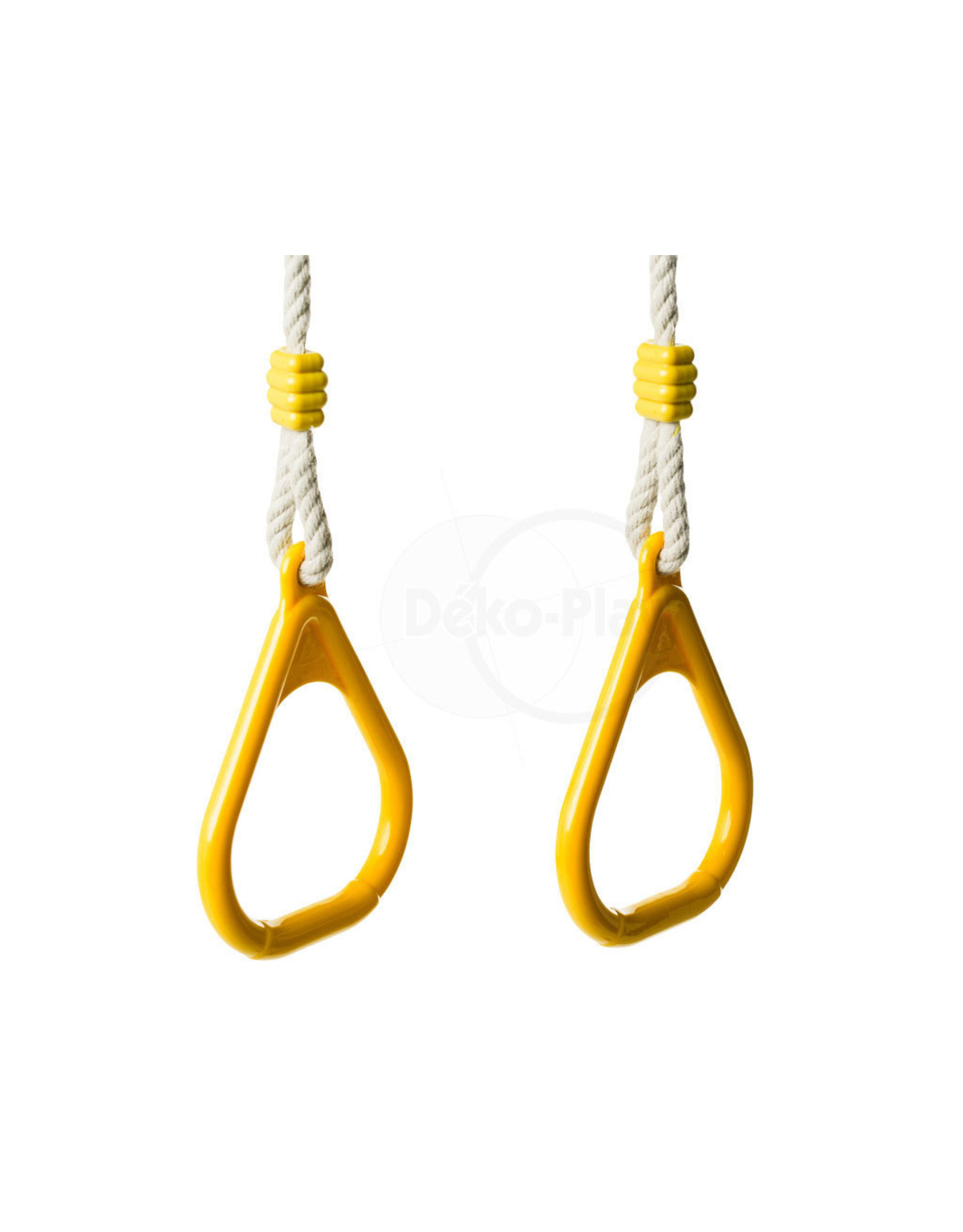 Déko-Play Déko-Play solid plastic gymnastic triangle rings yellow