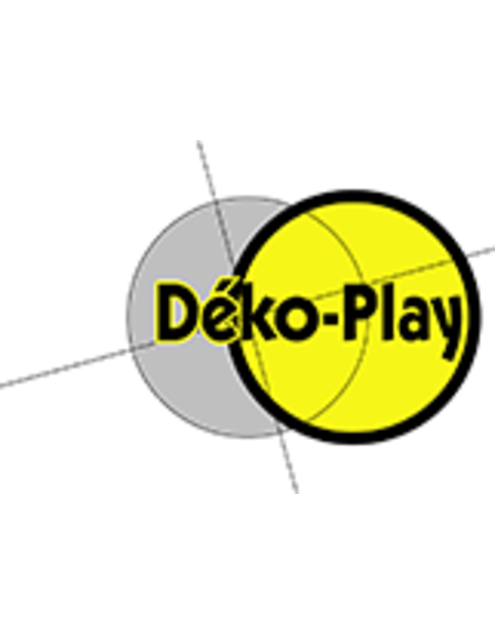 Déko-Play Déko-Play massief kunststof driehoeksringen geel