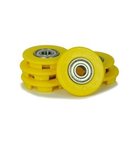 BERG Buddy - Wielkappen 12mm geel (6x)