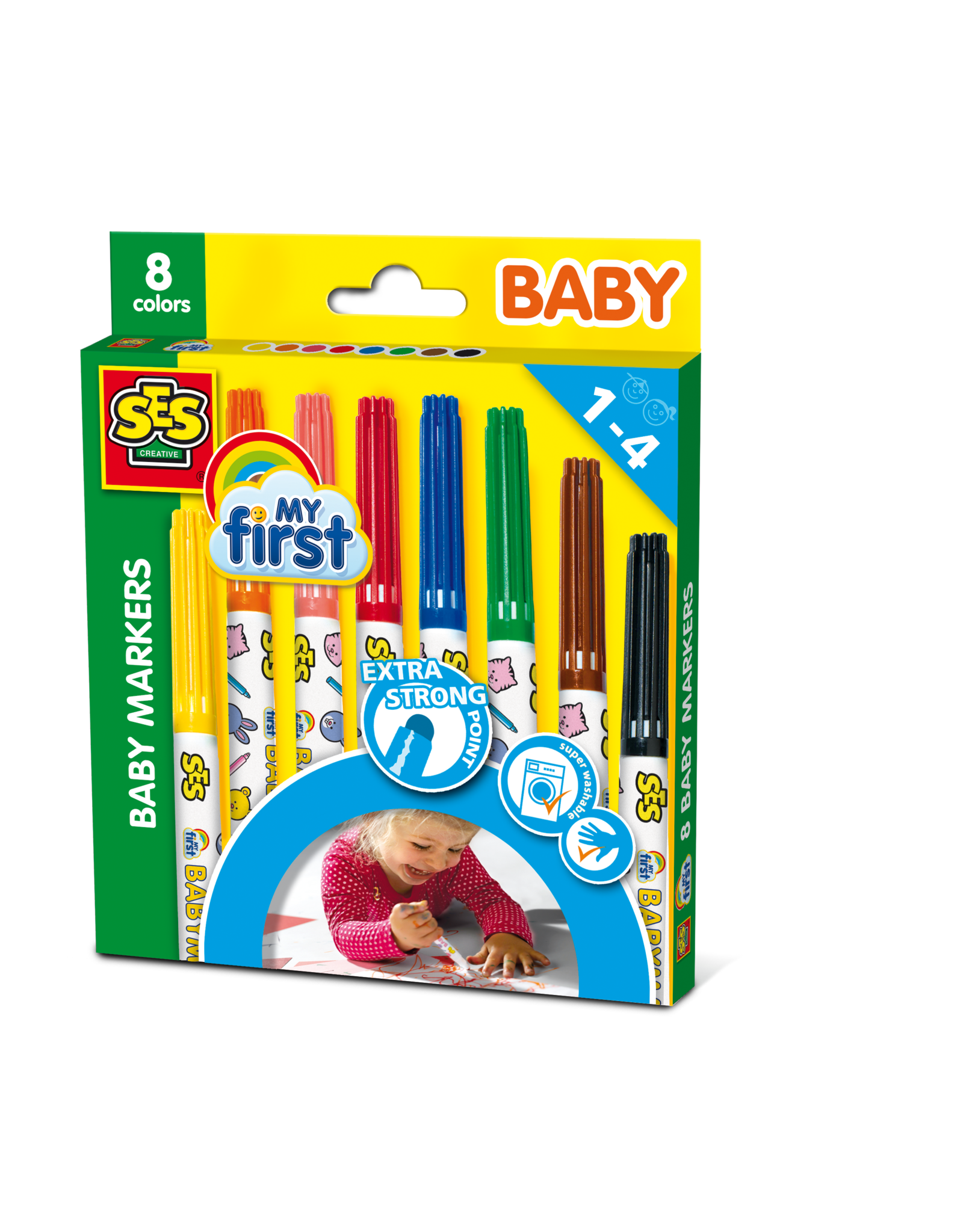 SES Creative My first - Baby markers 8 colours