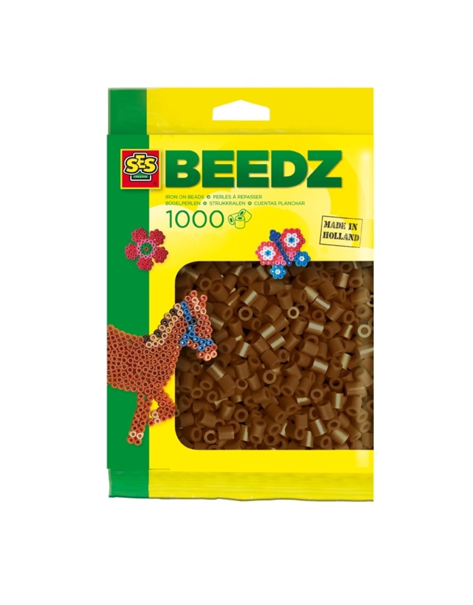 SES Creative Beads 1000 pieces dark brown