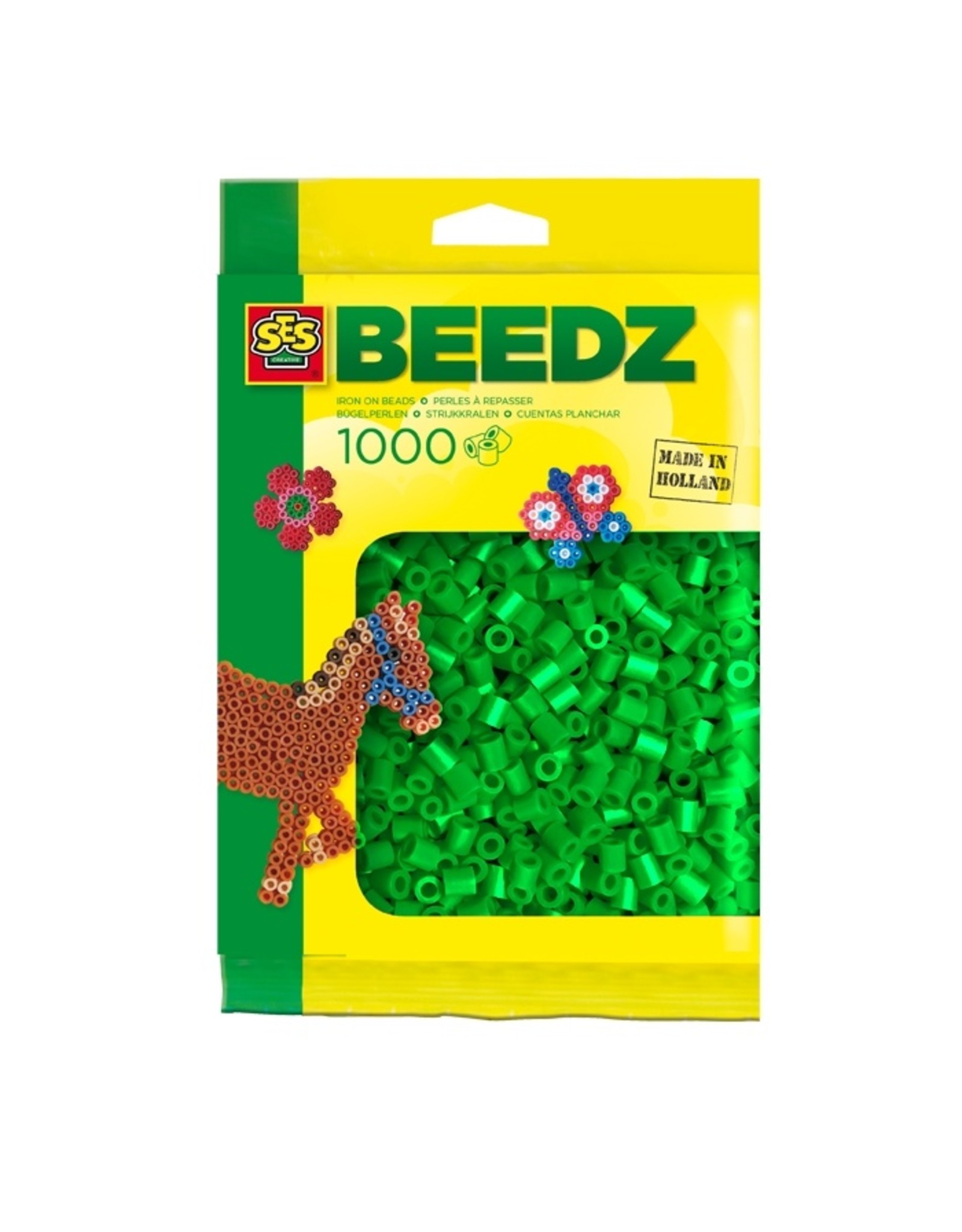 SES Creative Beads 1000 pieces green