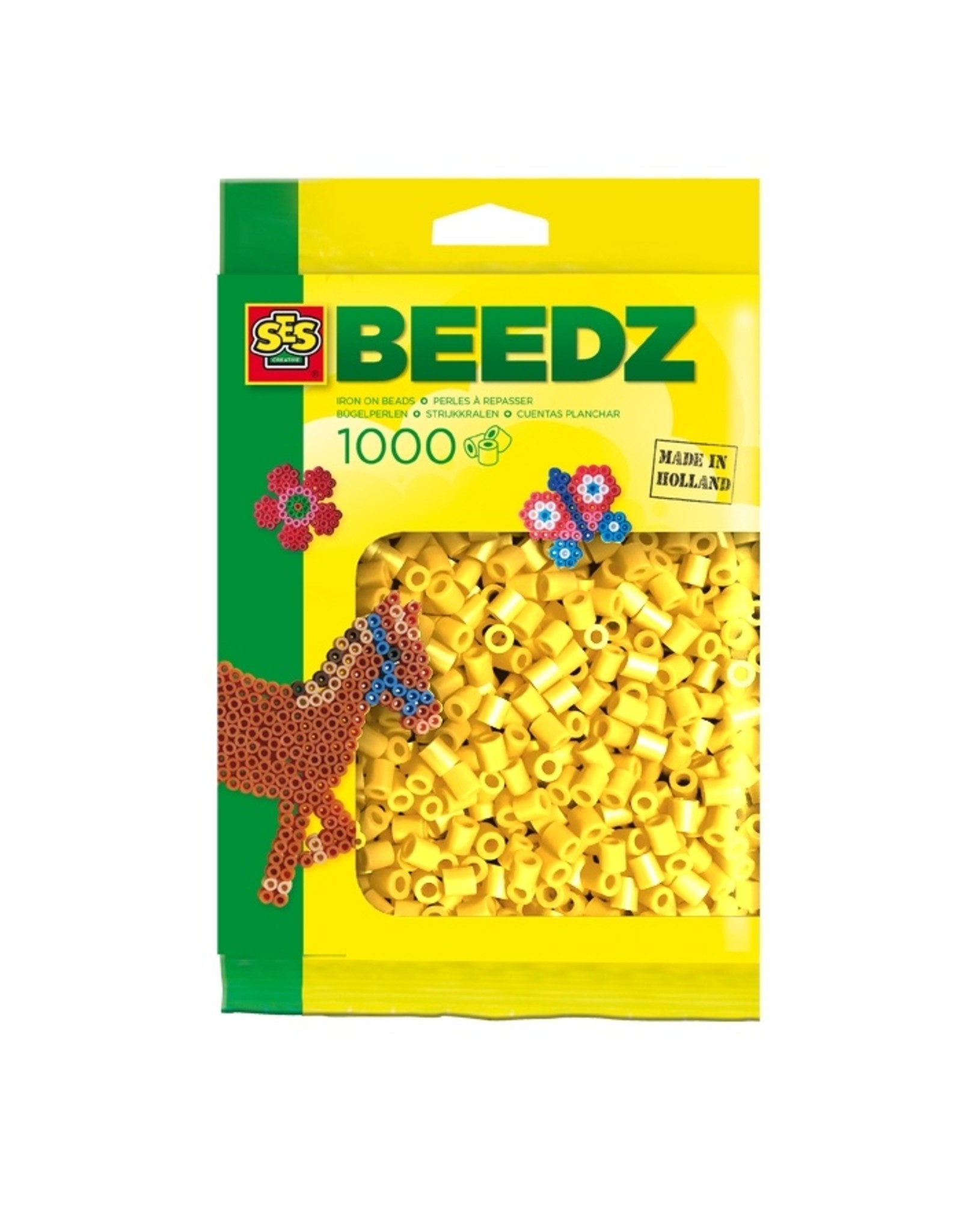 SES Creative Beads 1000 pieces yellow