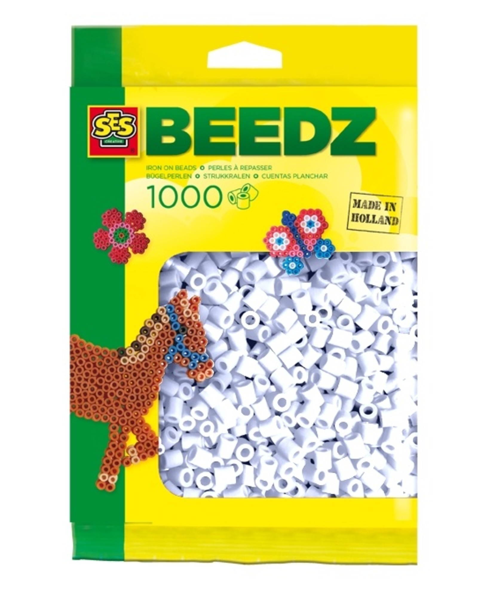 SES Creative Beads 1000 pieces white