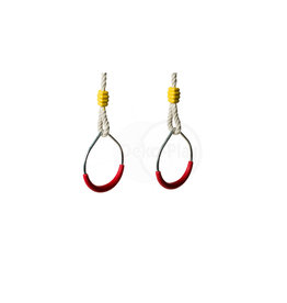 Déko-Play Metal gymnastic rings 12,5 cm with PH robes