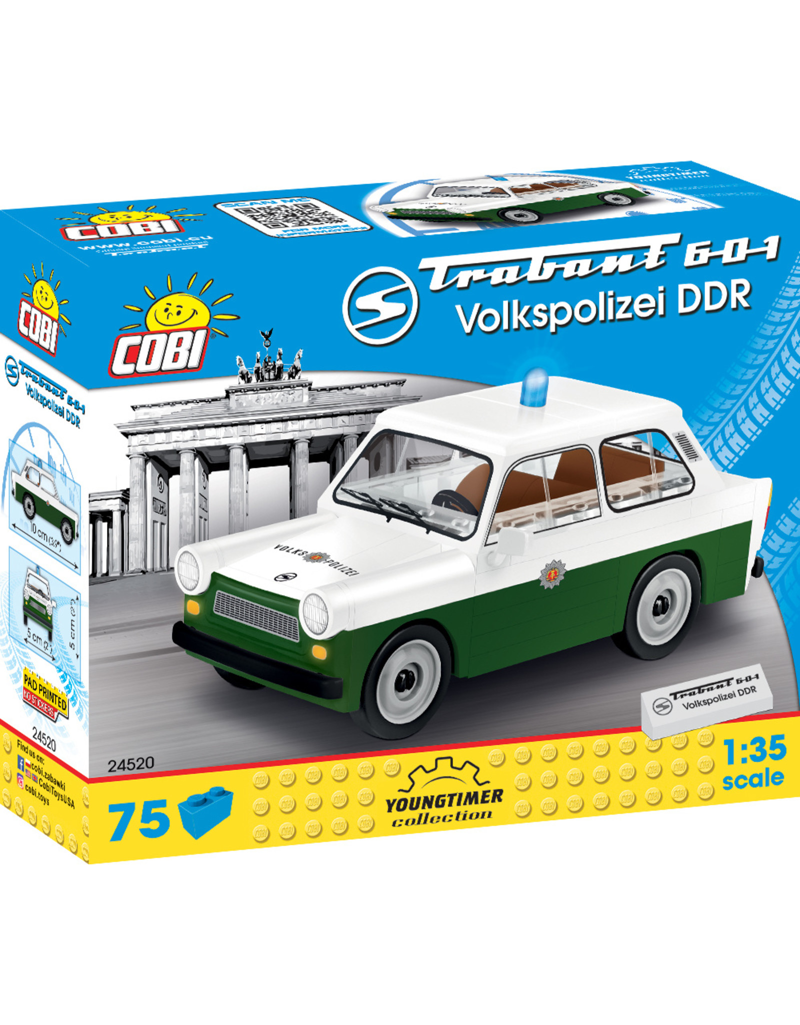 COBI COBI 24520 - Trabant 601 Volkspolizei DDR
