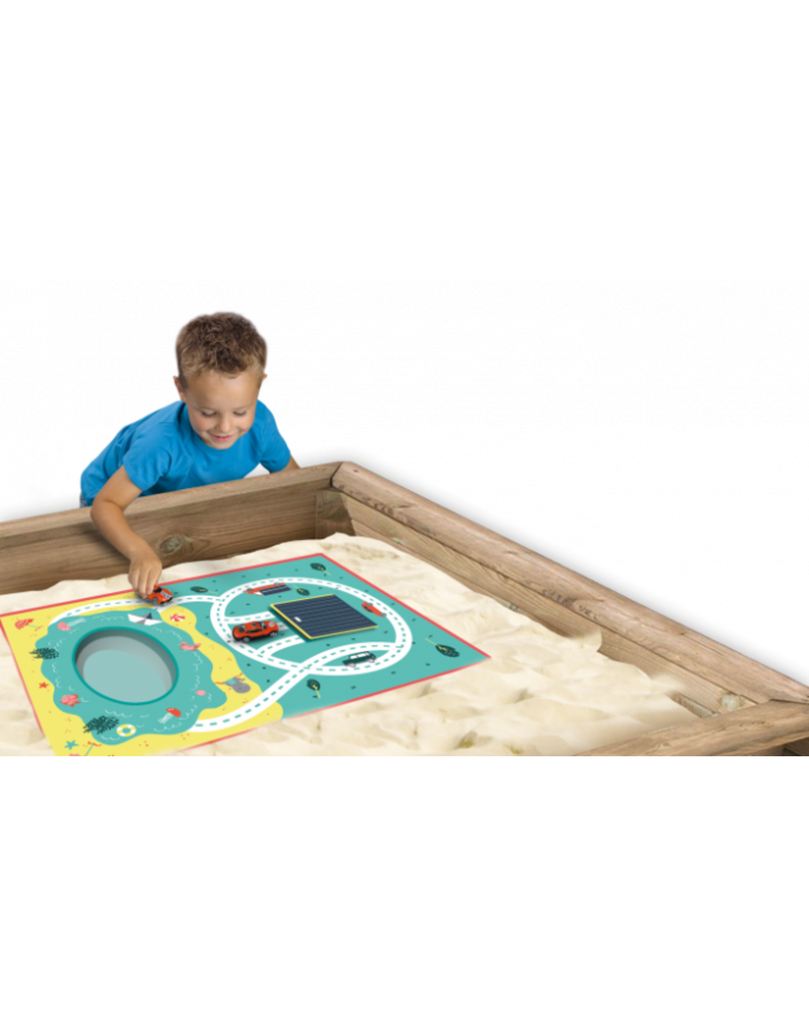 SES Creative Sand play mat - Water and roads