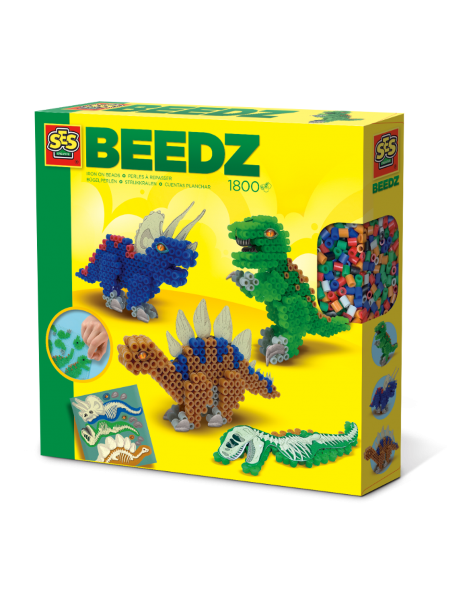 SES Creative Beedz - Iron on beads - Dinos