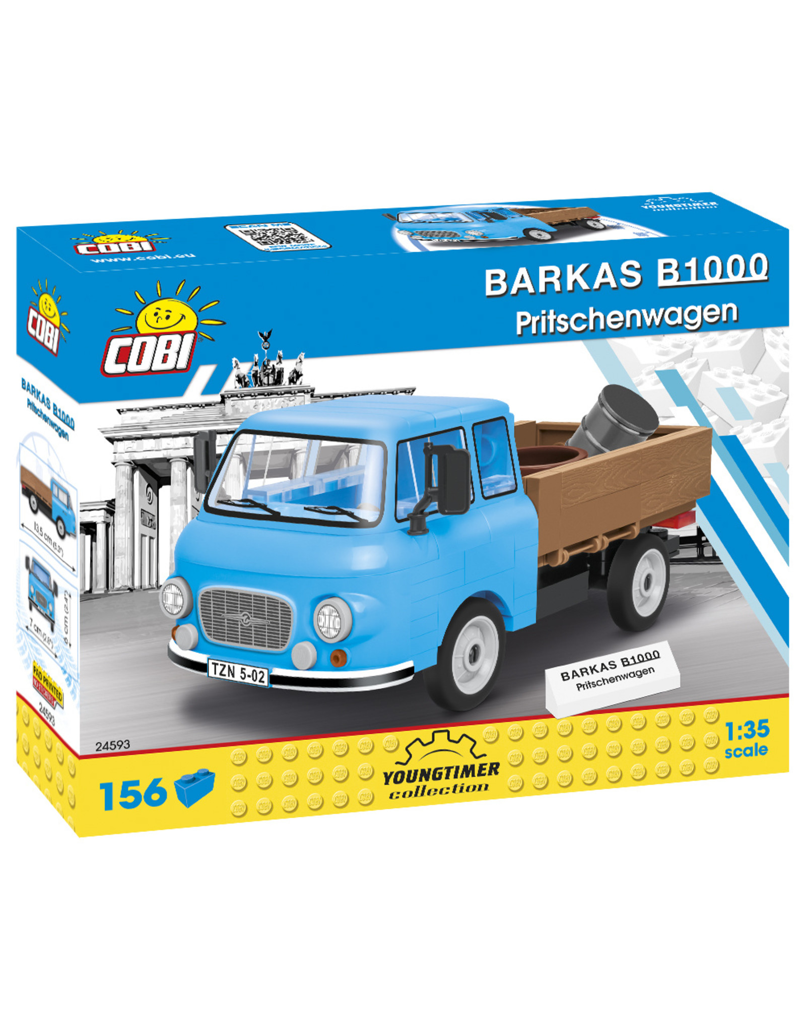 COBI COBI 24593 - Barkas B1000 bakwagen