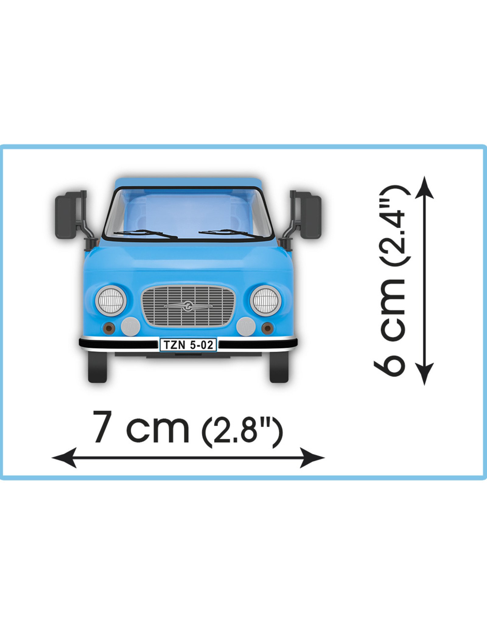 COBI COBI 24593 - Barkas B1000 Pritschenwagen