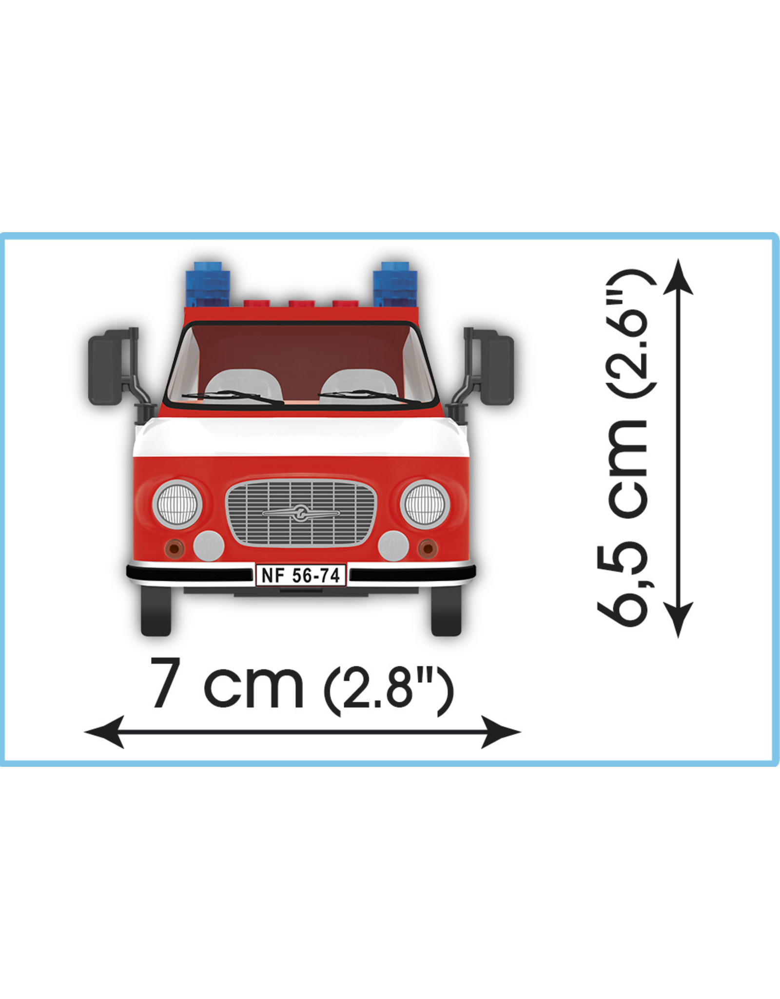 COBI COBI 24594 - Barkas B1000 Brandweer