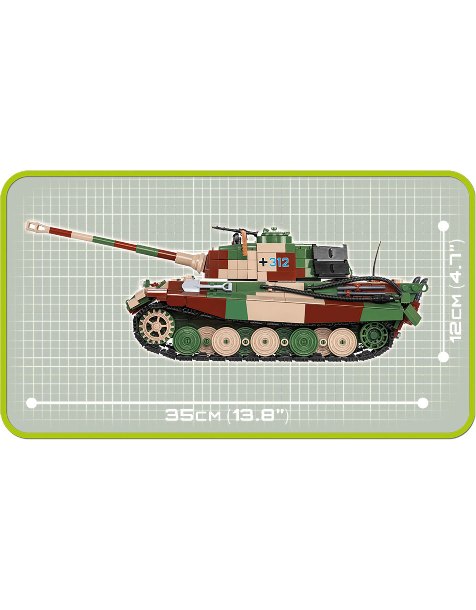 COBI Cobi WW2 2540 - Königstiger PzKpfW VI