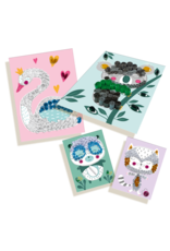 SES Creative 3D Quilling sticker cards