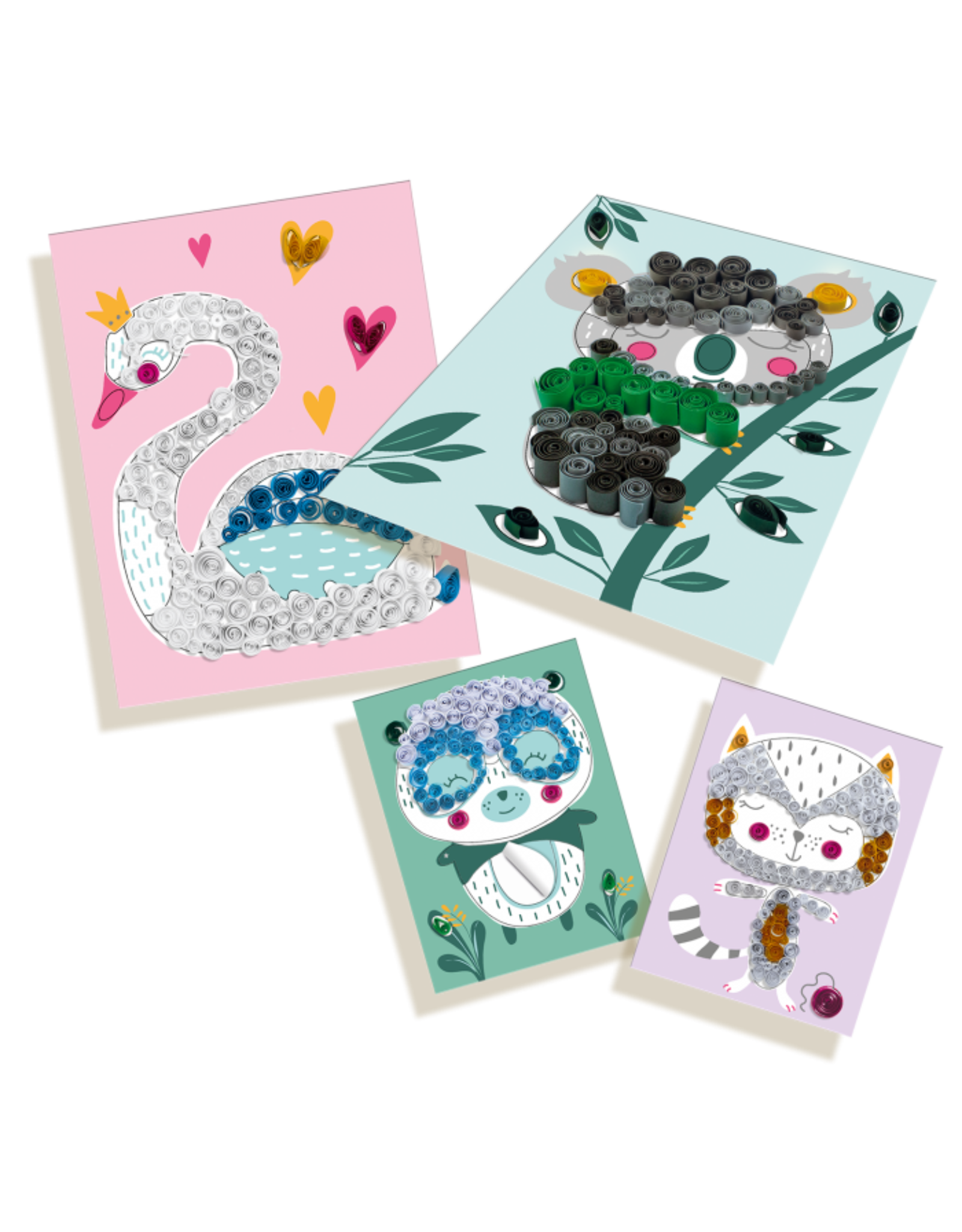 SES Creative 3D Quilling sticker cards