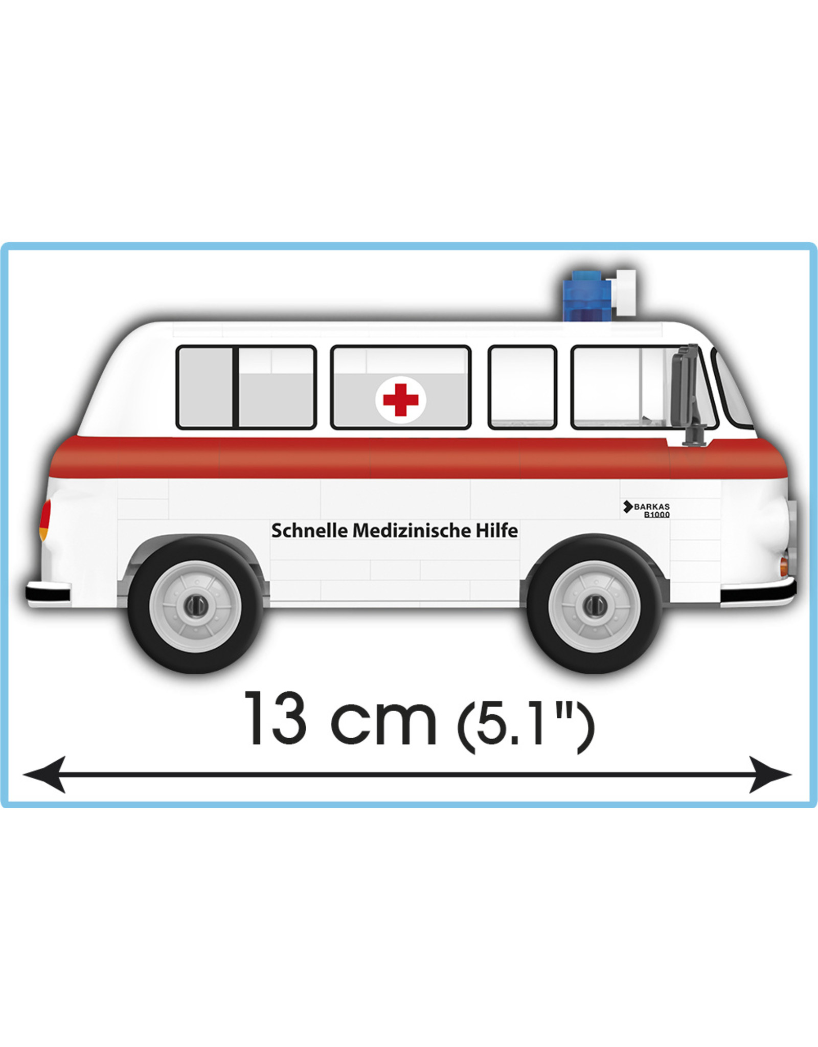 COBI COBI 24595 - Barkas B1000 Krankenwagen