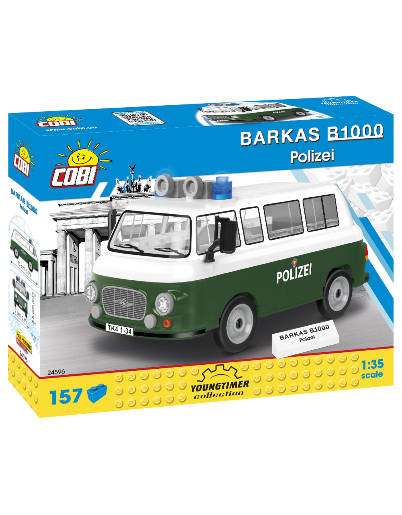 COBI COBI 24596 - Barkas B1000 Polizei