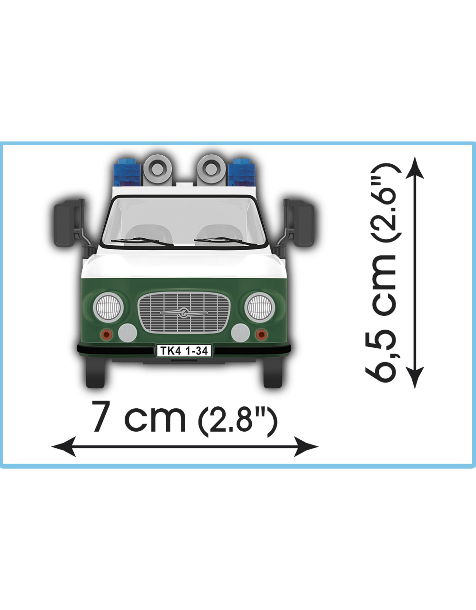 COBI COBI 24596 - Barkas B1000 Politie