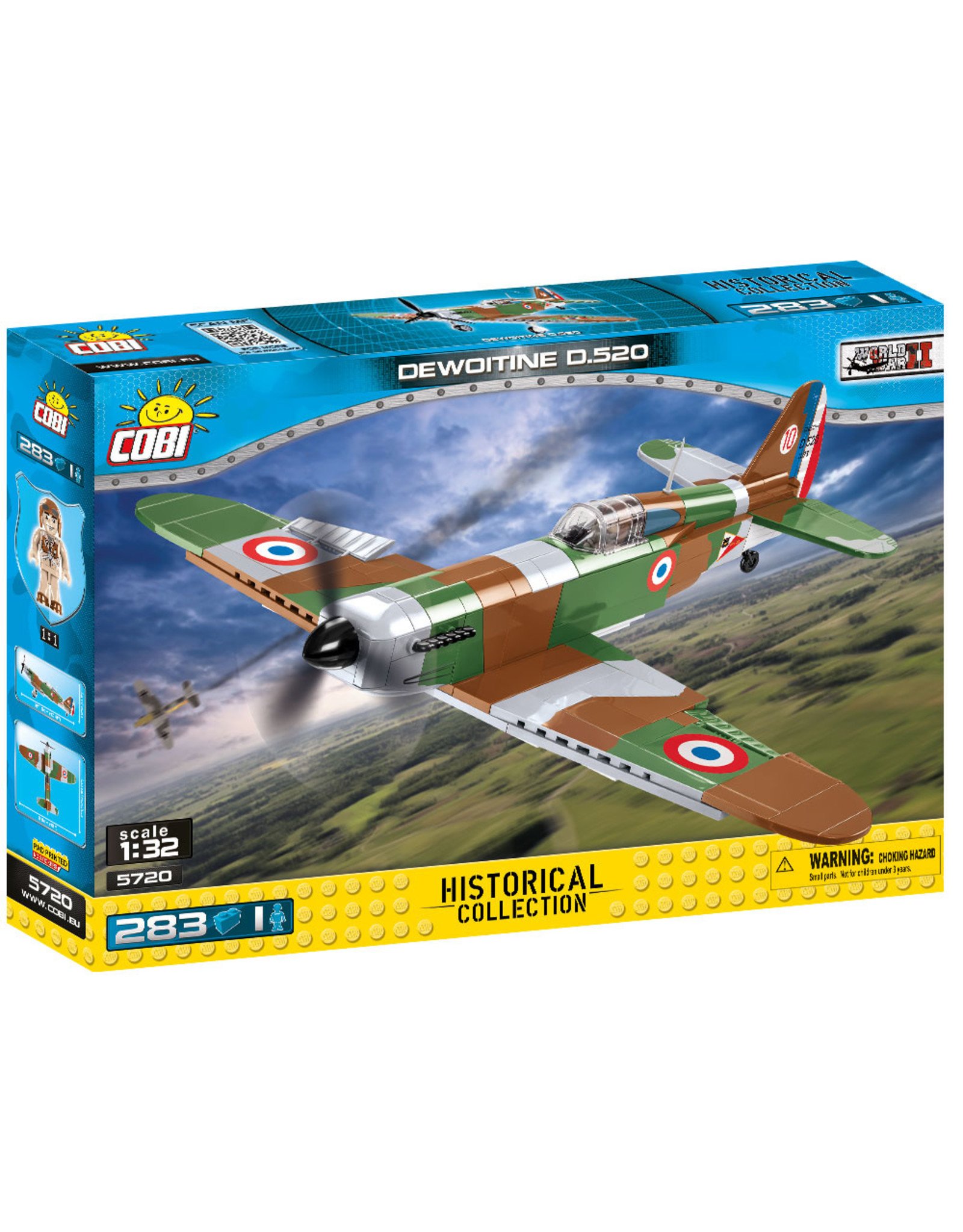 COBI COBI  WW2 5720 Dewoitine D.520