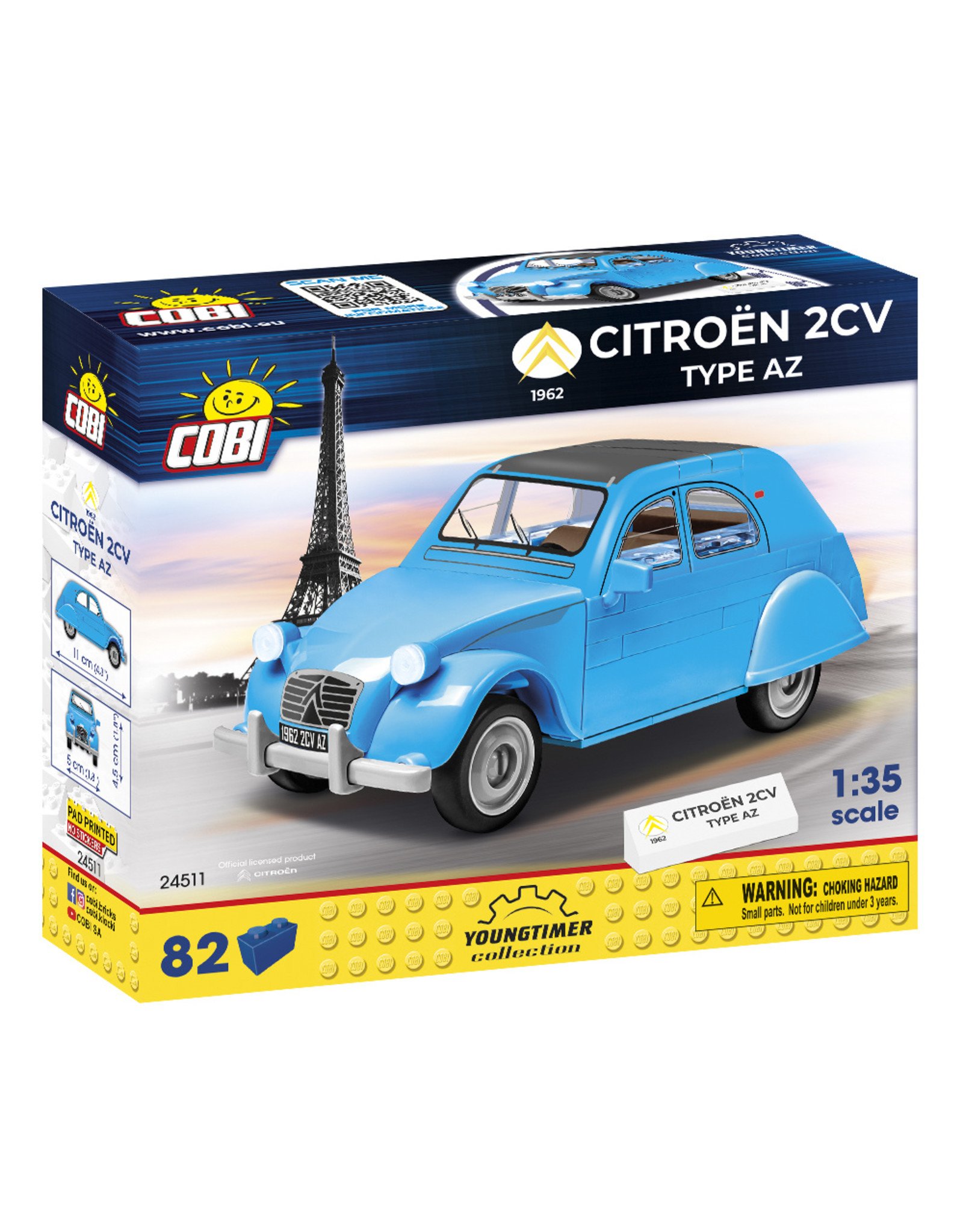 COBI COBI 24511 - Citroën 2CV  Type AZ 1962