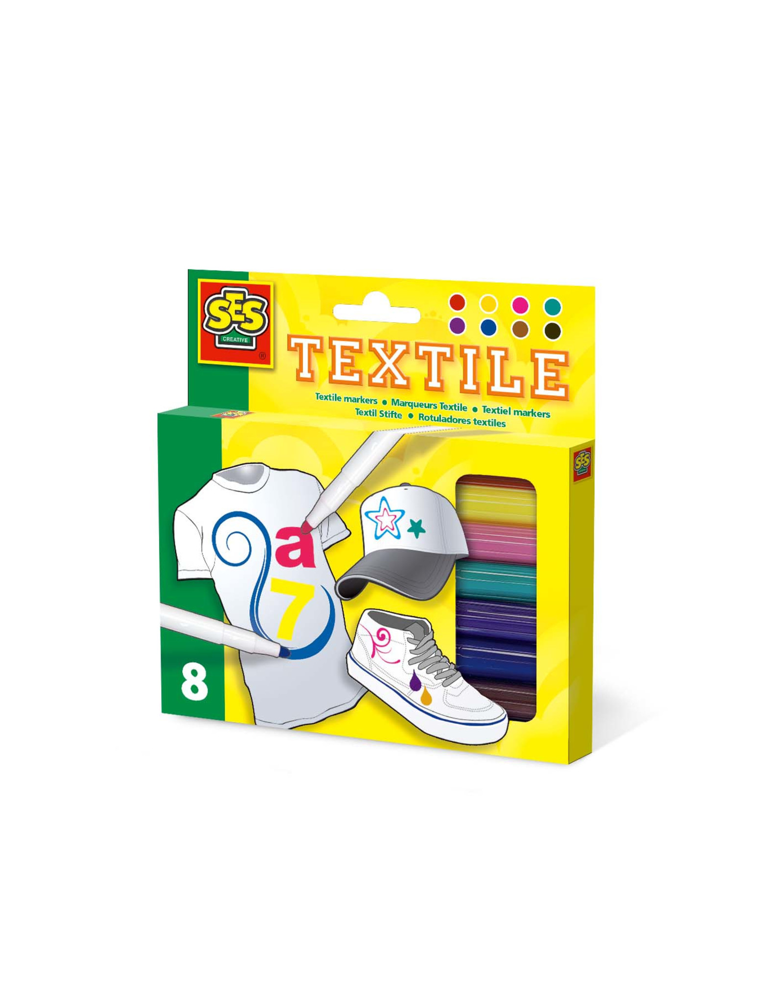SES Creative SES Textilstifte 8er-Pack