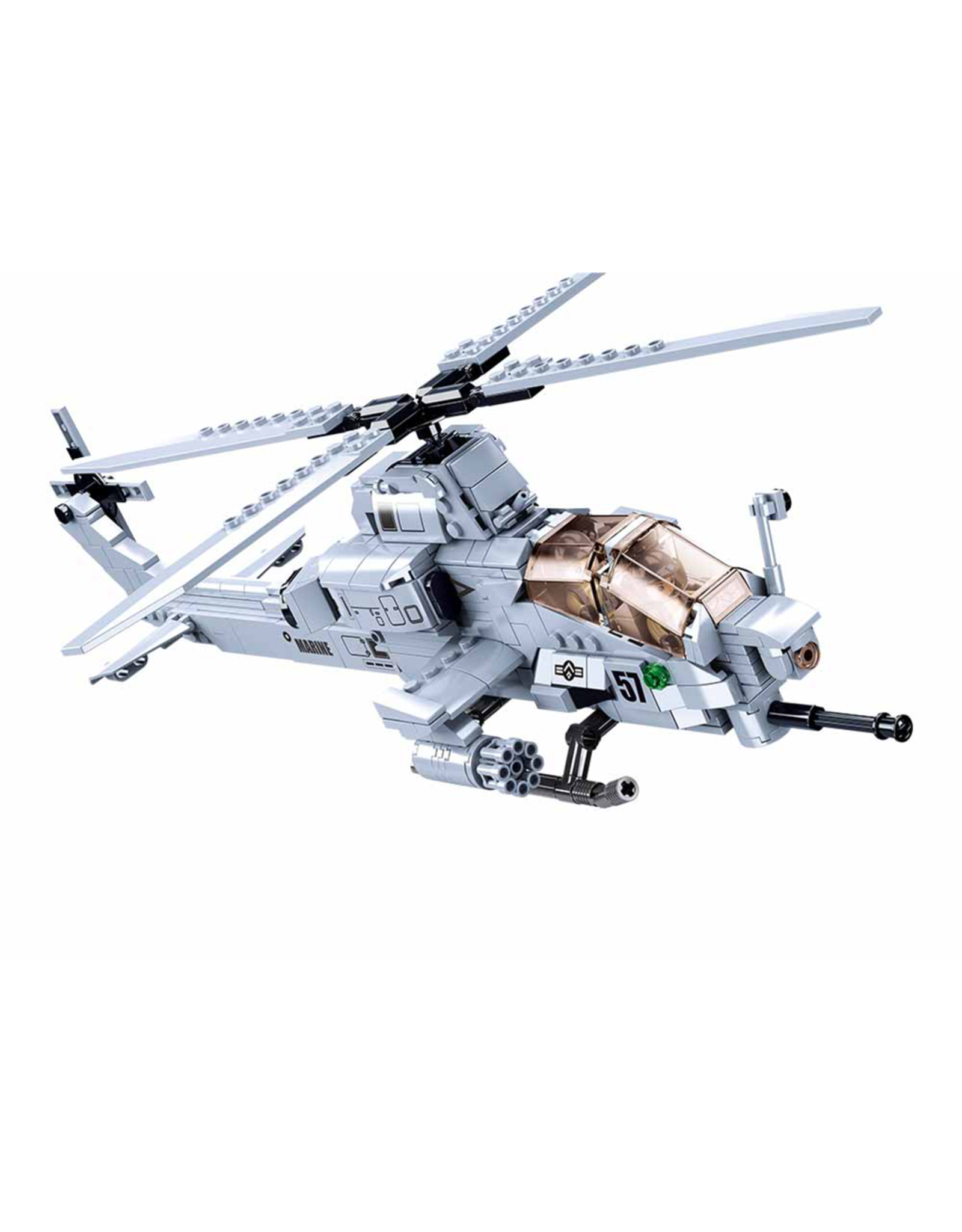 Sluban Sluban Attack Helicopter M38-B0838