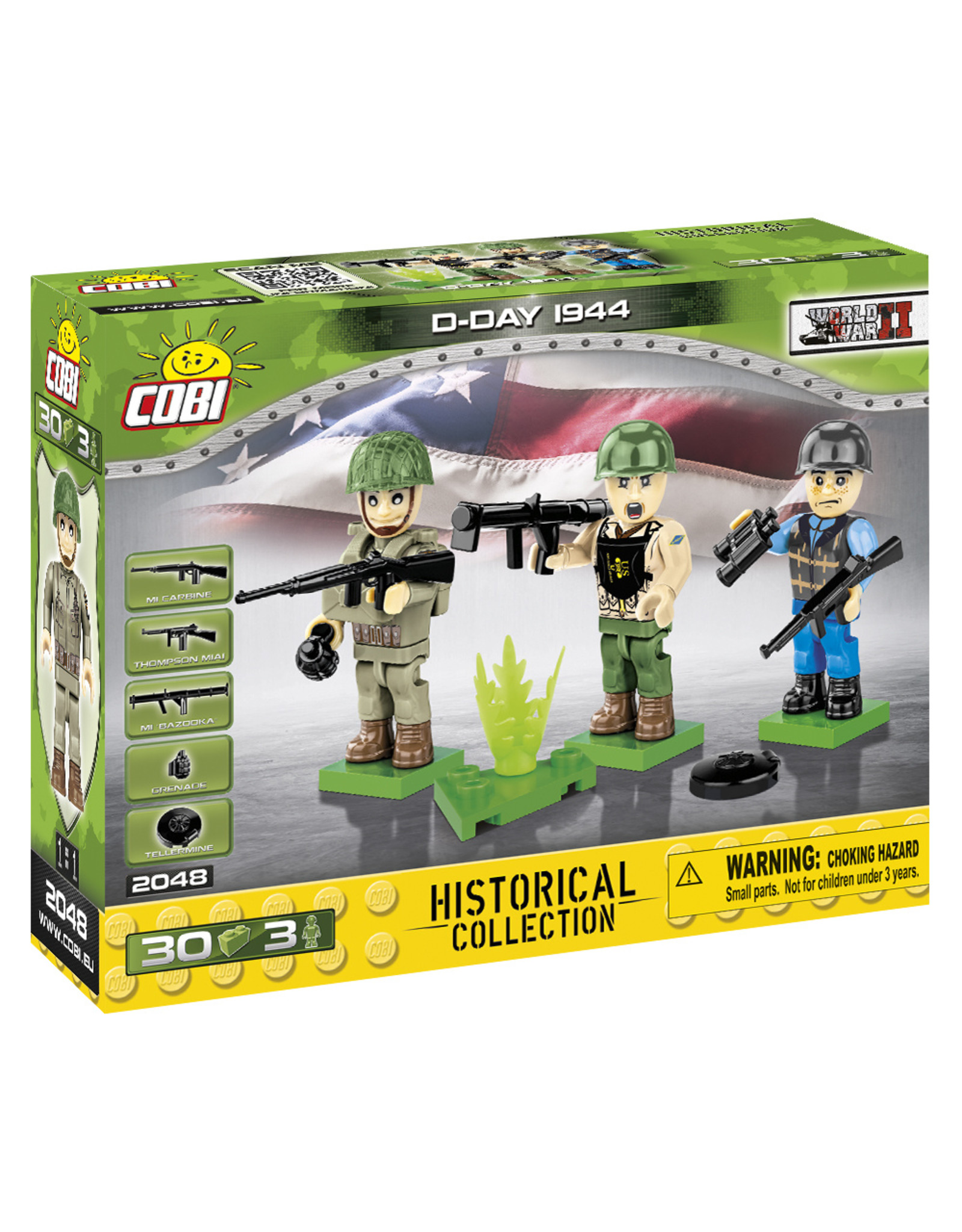 COBI COBI WW2 2048- Soldiers D-Day 1944