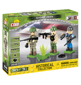 COBI COBI WW2  2048- Soldaten D-Day 1944