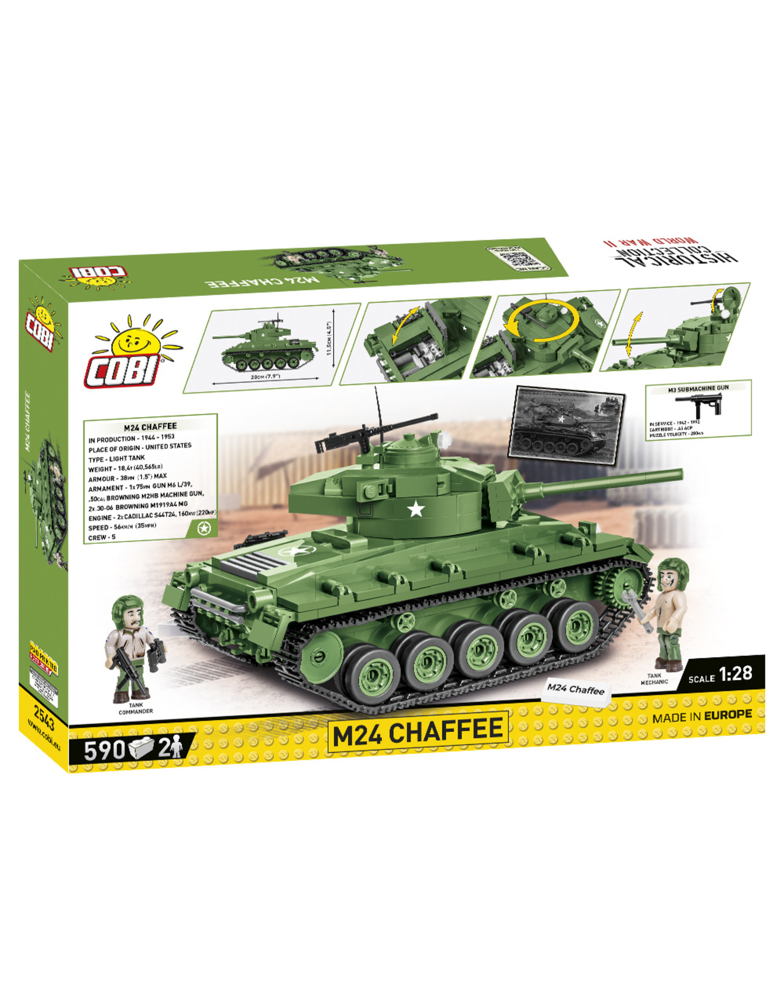 COBI COBI  2543 - M24 Chaffee