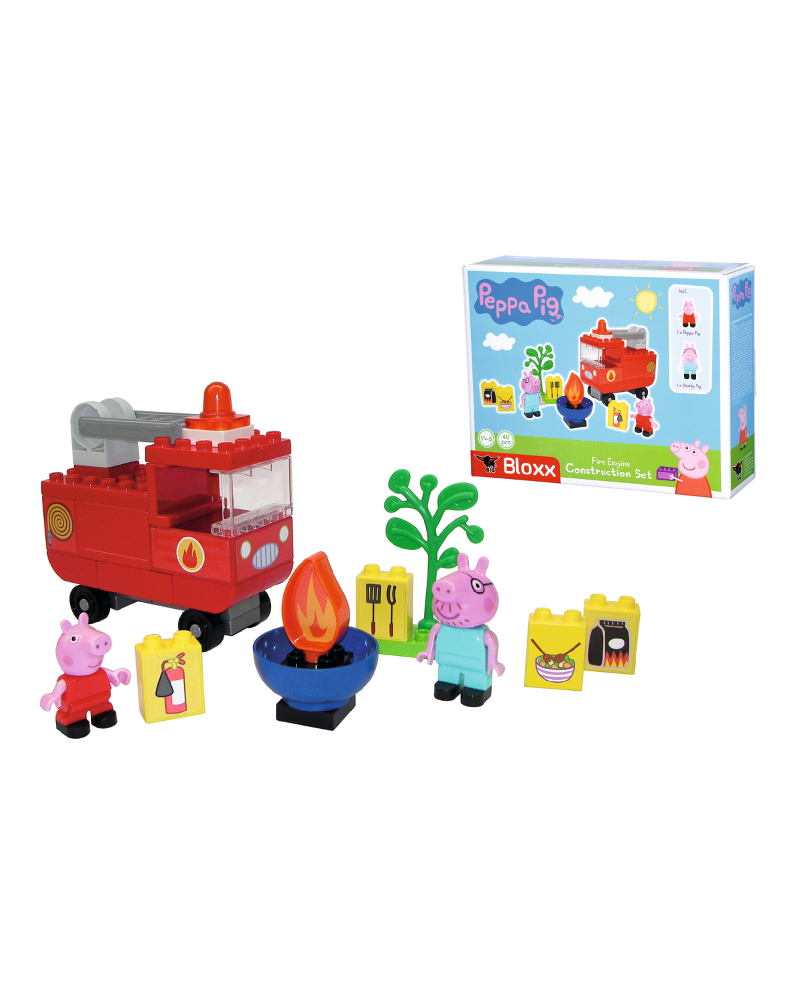 BIG BIG-Bloxx Peppa Pig brandweerwagen