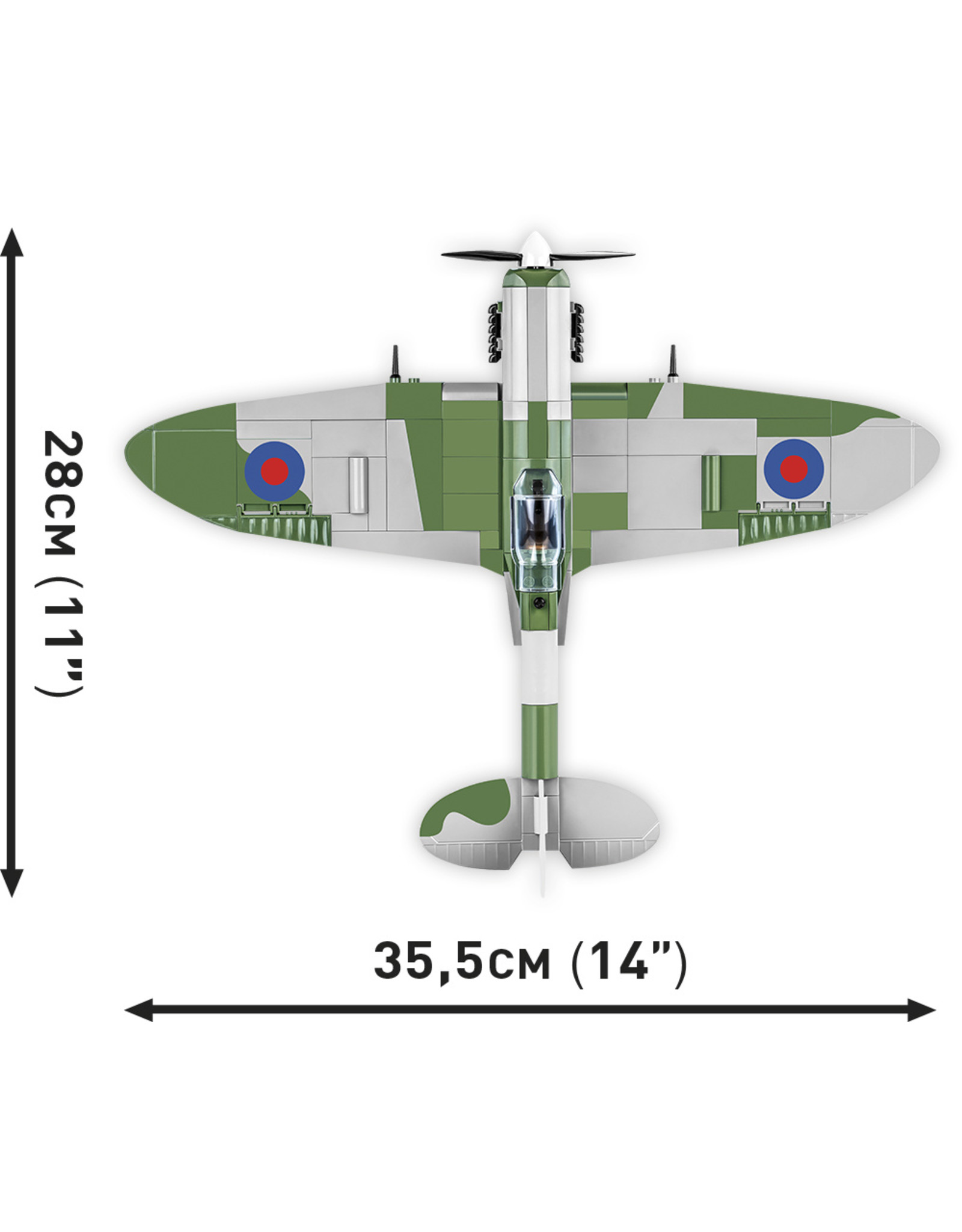 COBI COBI  WW2 5725 - Spitfire MK.VB