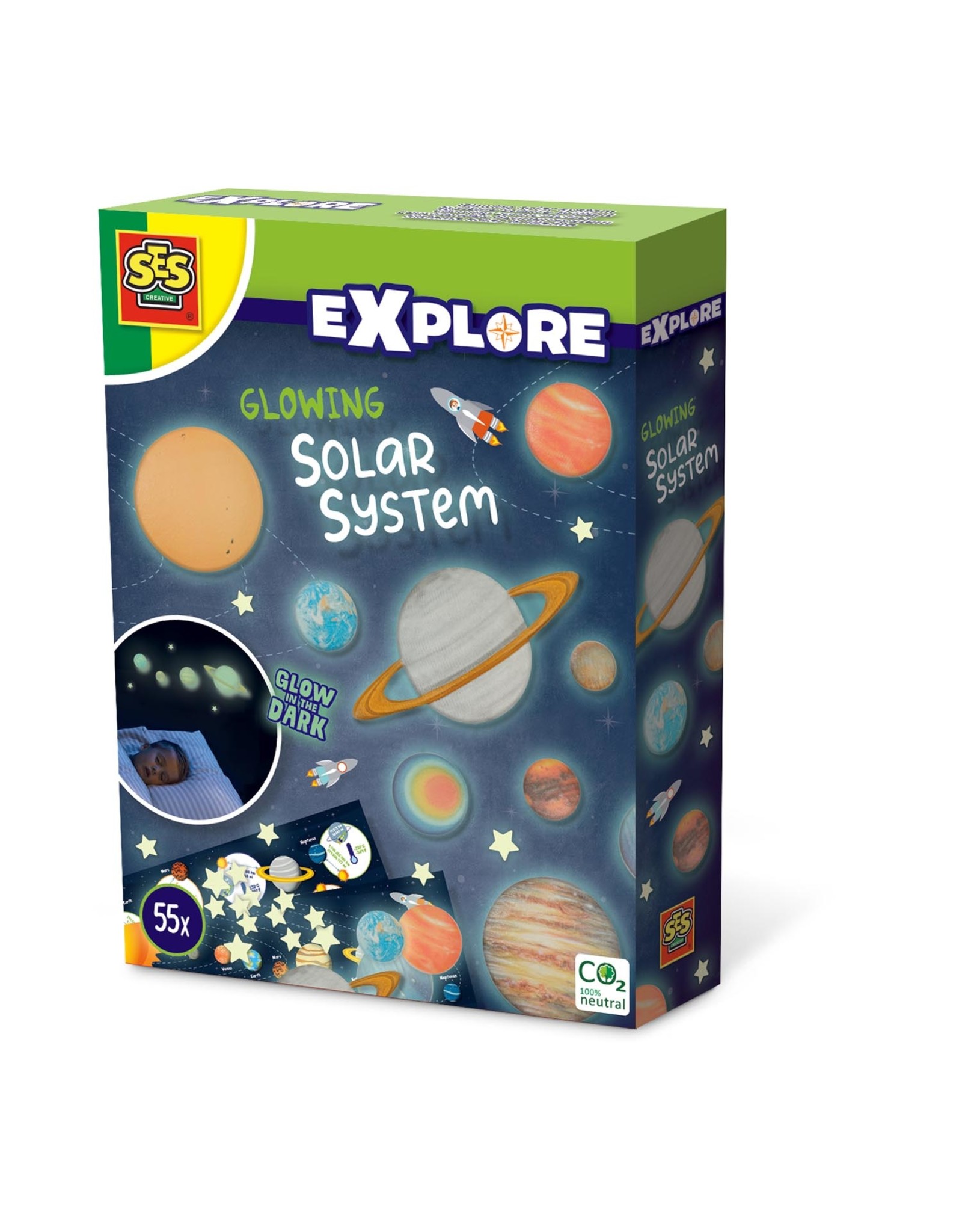 SES Creative Explore - Glowing zonnestelsel