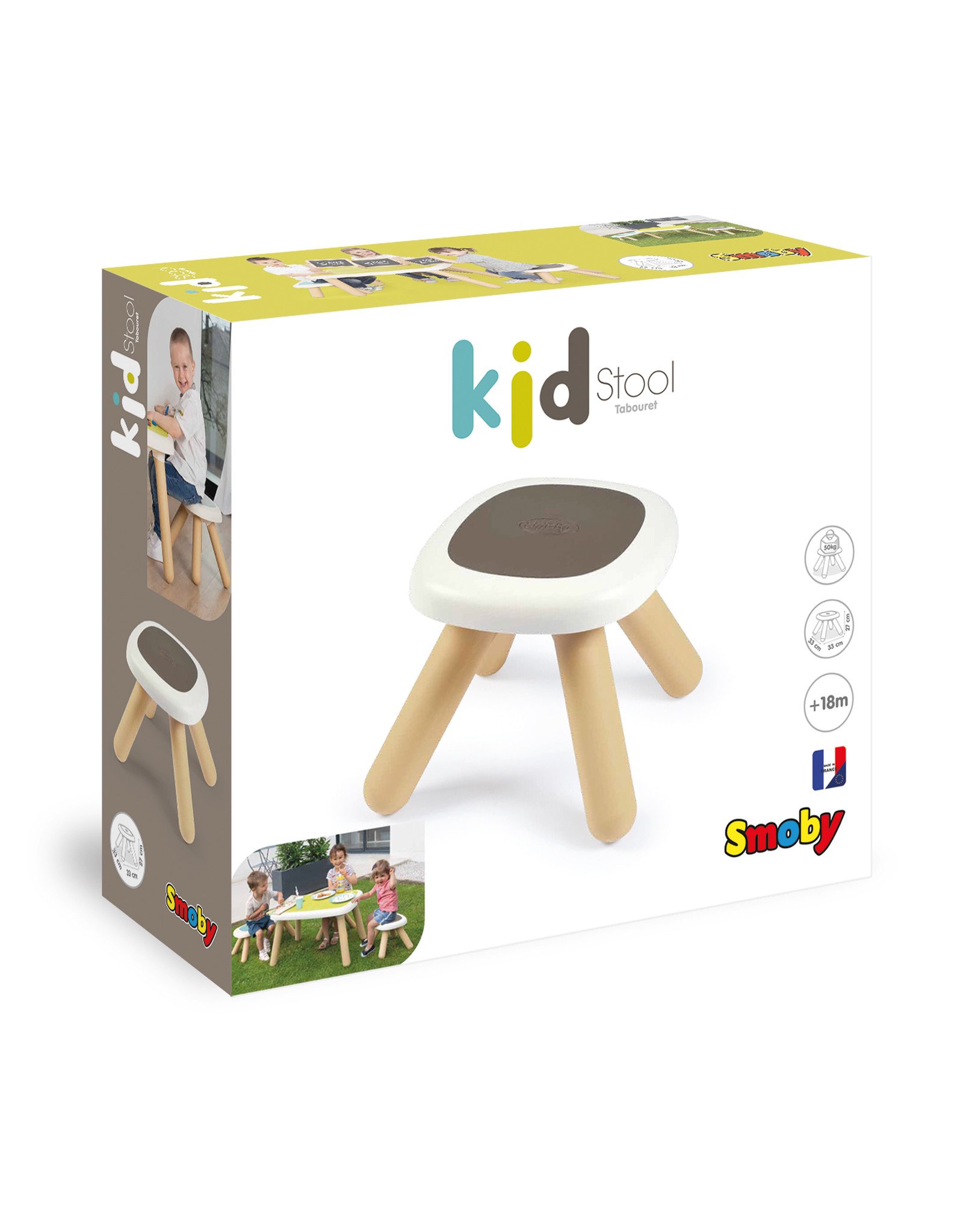 Smoby Kid Stool gray