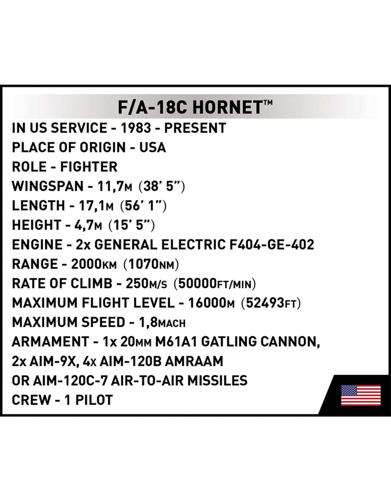 COBI COBI 5810 F/A-18C  Hornet