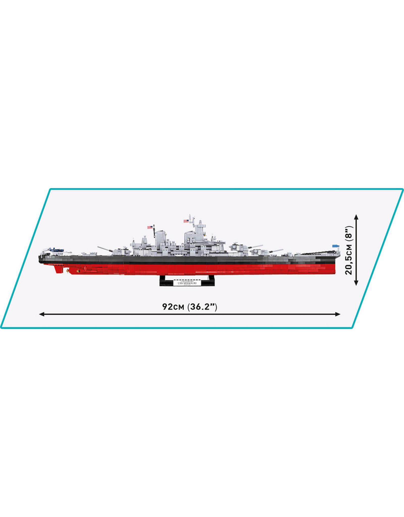 COBI COBI 4837 Battleship USS Missouri BB-63