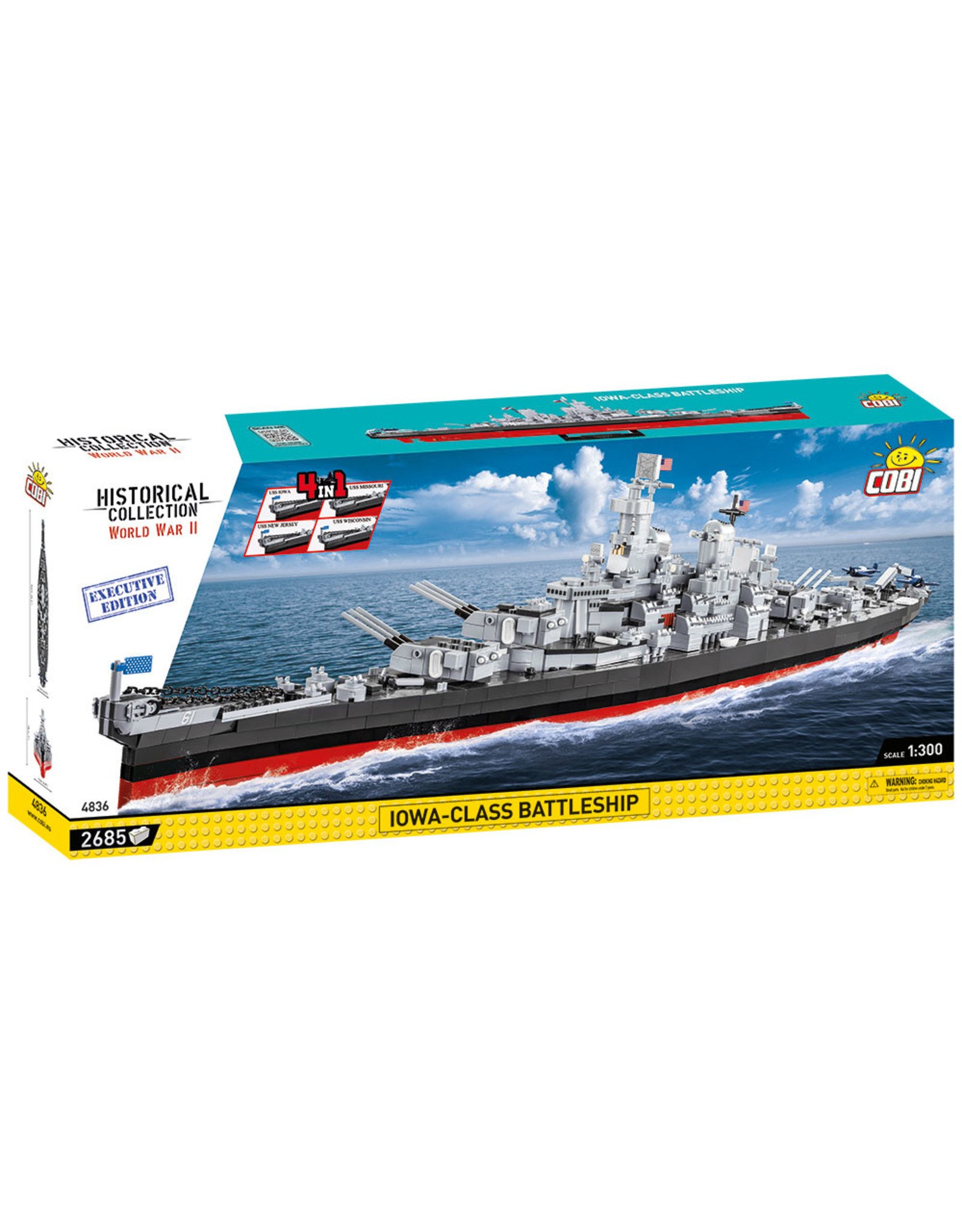 COBI COBI 4836 Battleship Iowa Class 4in1