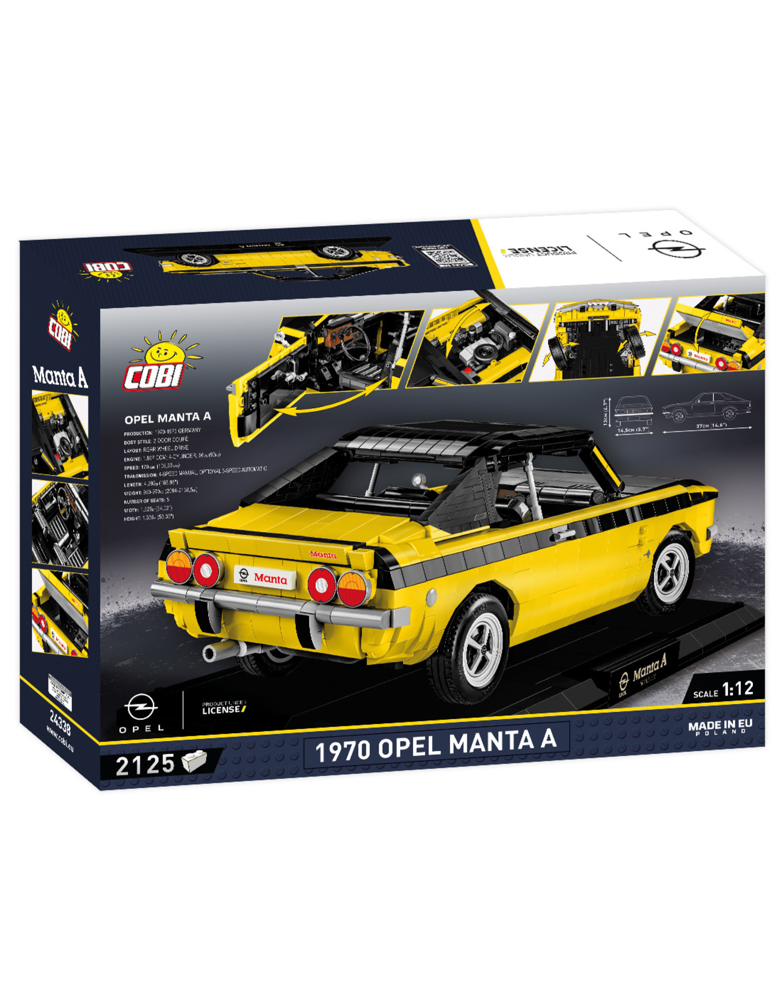 COBI COBI  24338 Opel manta A 1970 EXE ED.