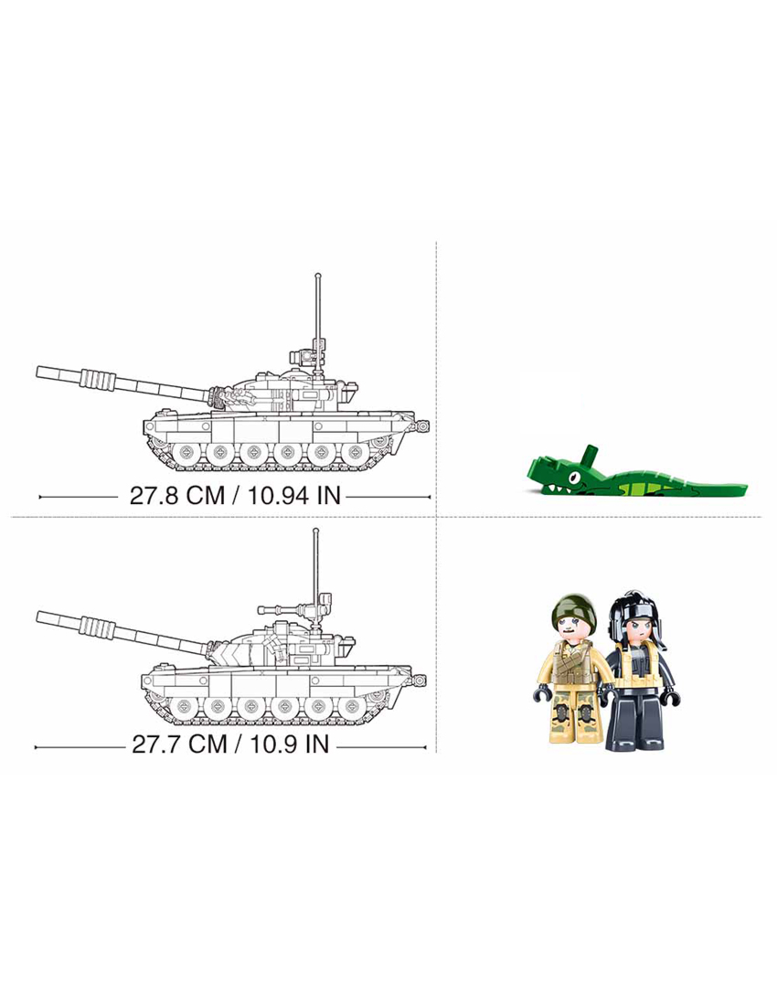Sluban Sluban T-72B3 gevechtstank  2in1