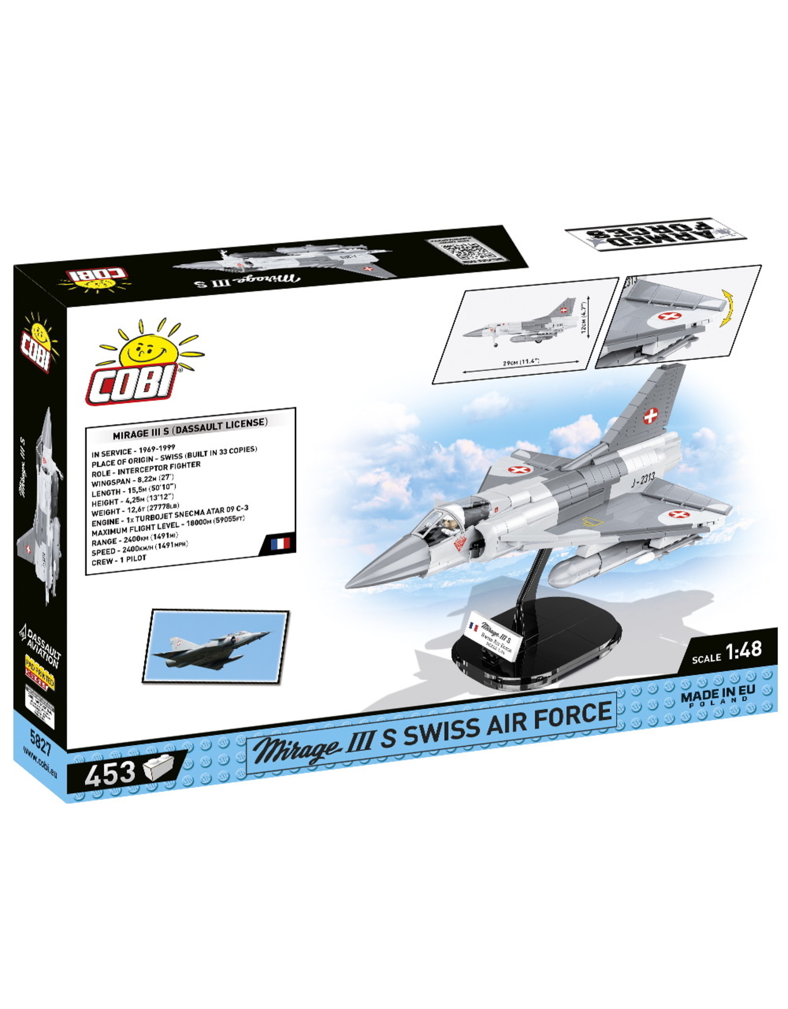 COBI COBI 5827 Mirage IIIS Swiss Air Force