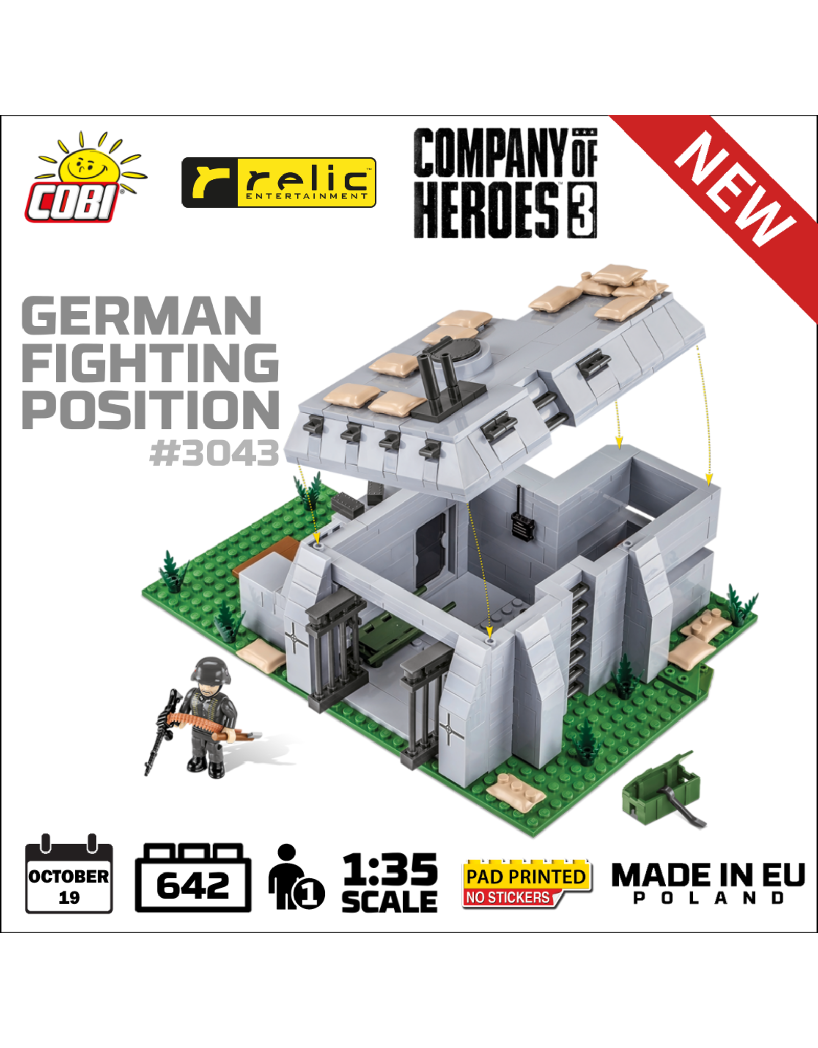 COBI COBI 3043 Deutscher Bunker