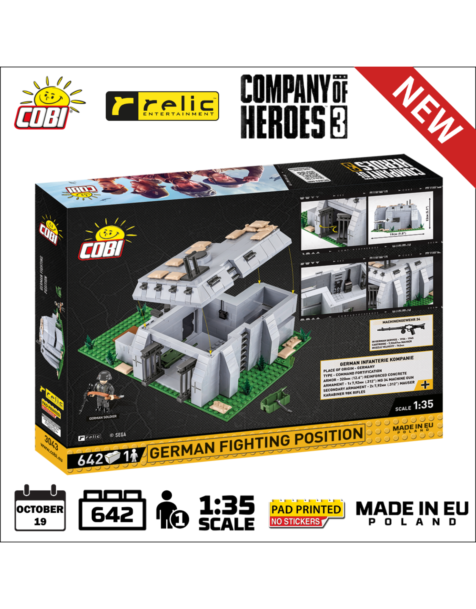 COBI COBI 3043 Deutscher Bunker