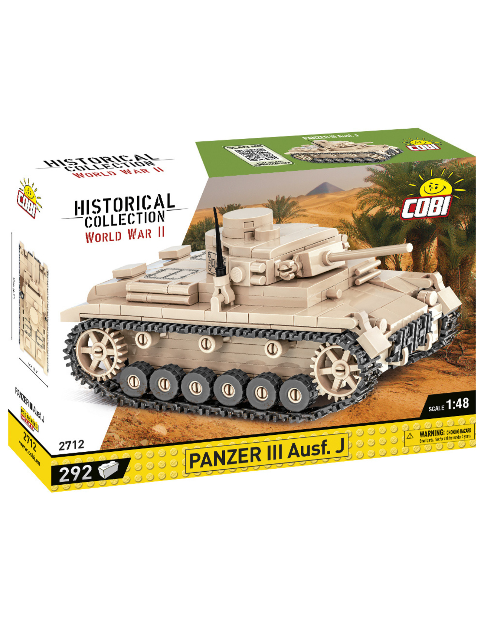 COBI Cobi WW2 2712 - Panzer III Ausf J