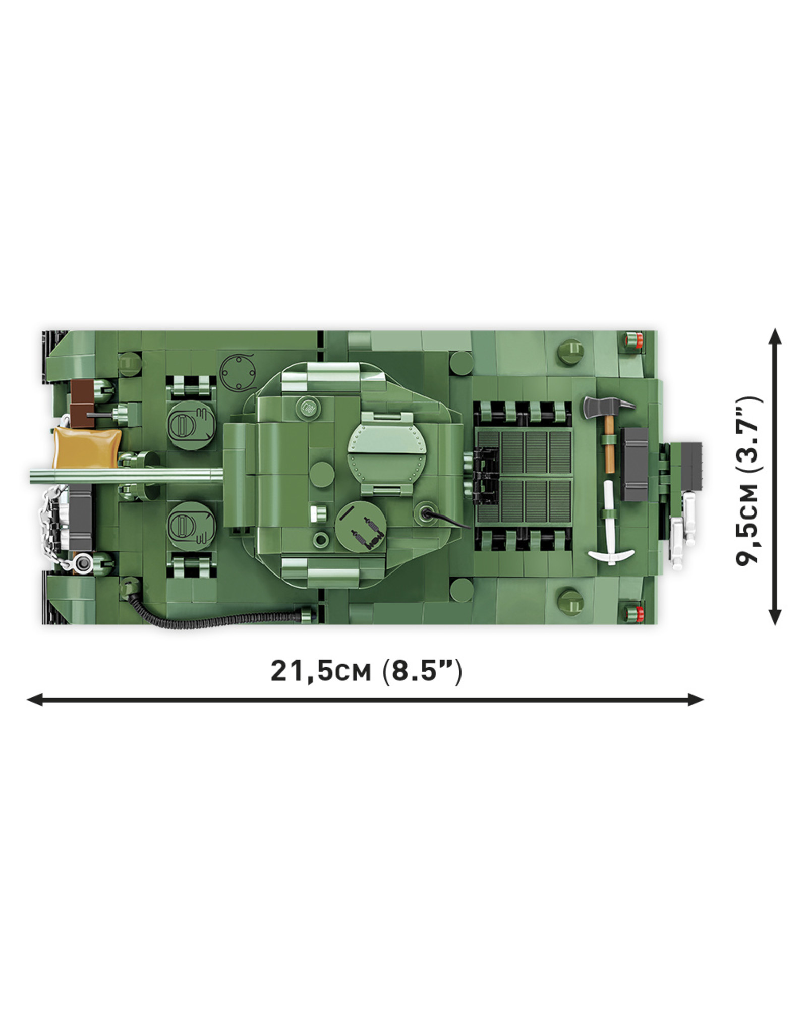 COBI COBI 2569 Sherman M4A3 T34Calliope - Copy - COBI 2570 Sherman M4A3