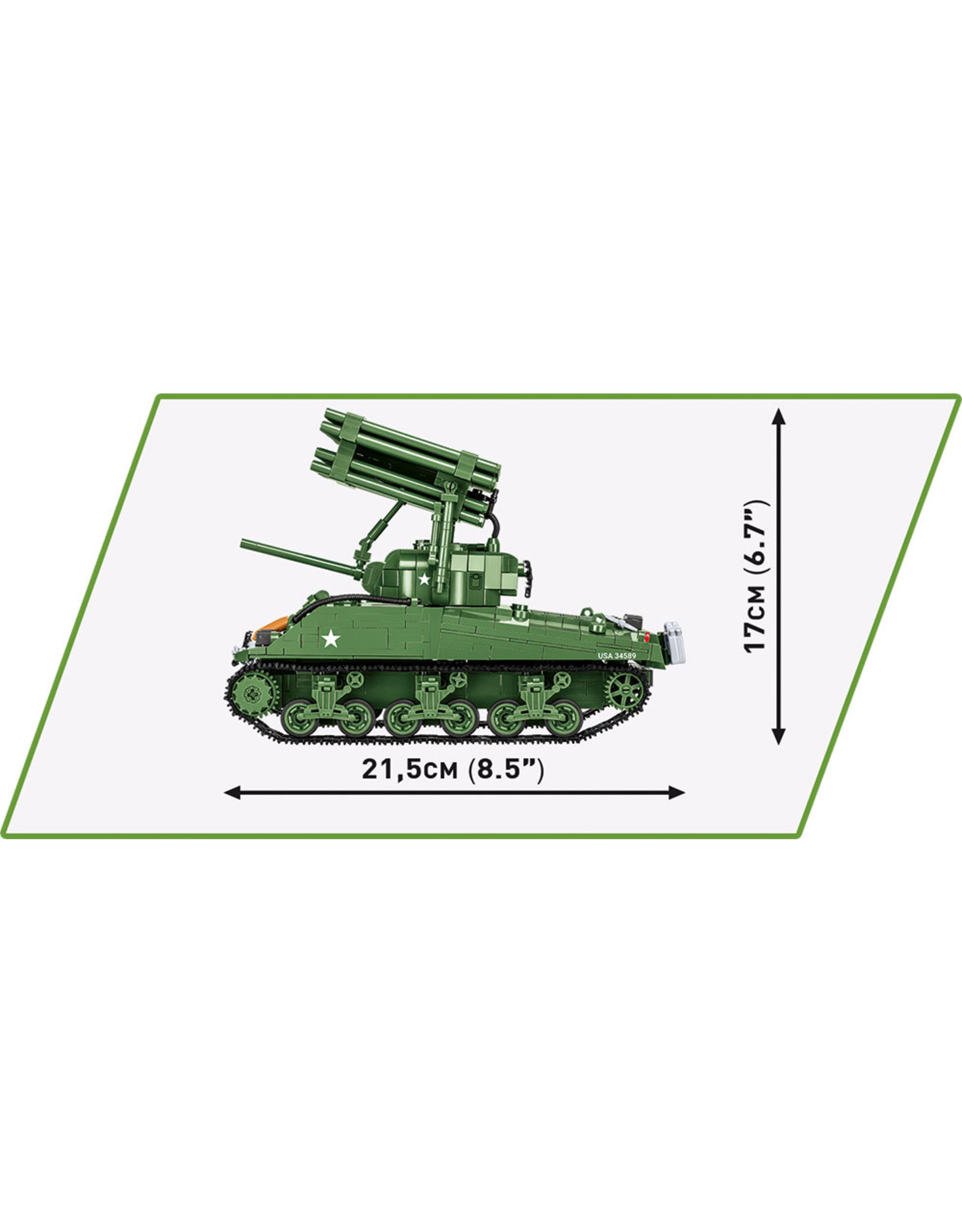 COBI COBI 2569 Sherman M4A3 T34Calliope