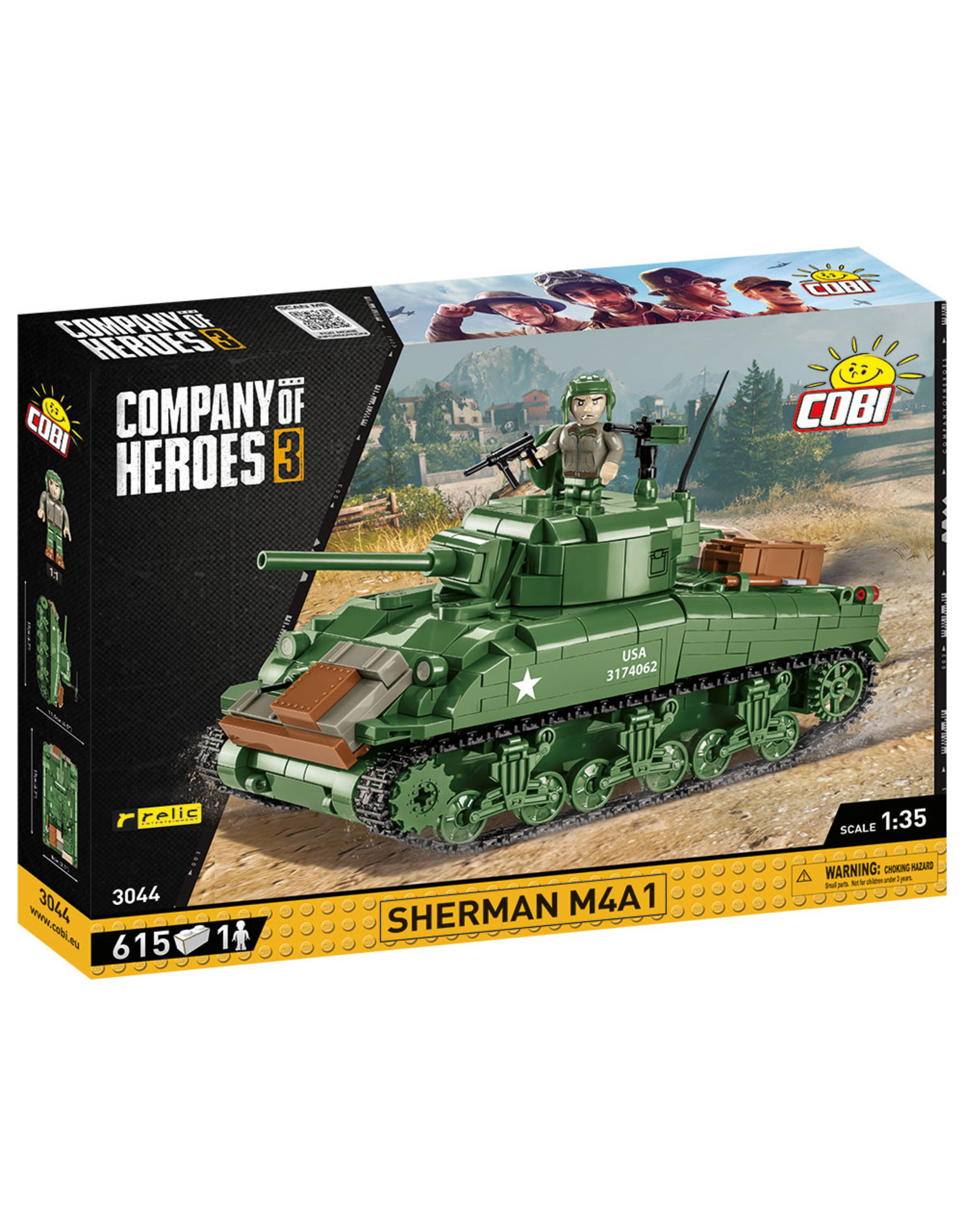 COBI COBI 3044 Sherman M4A1