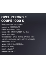 COBI COBI 24345 - Opel Rekord C  Coupe